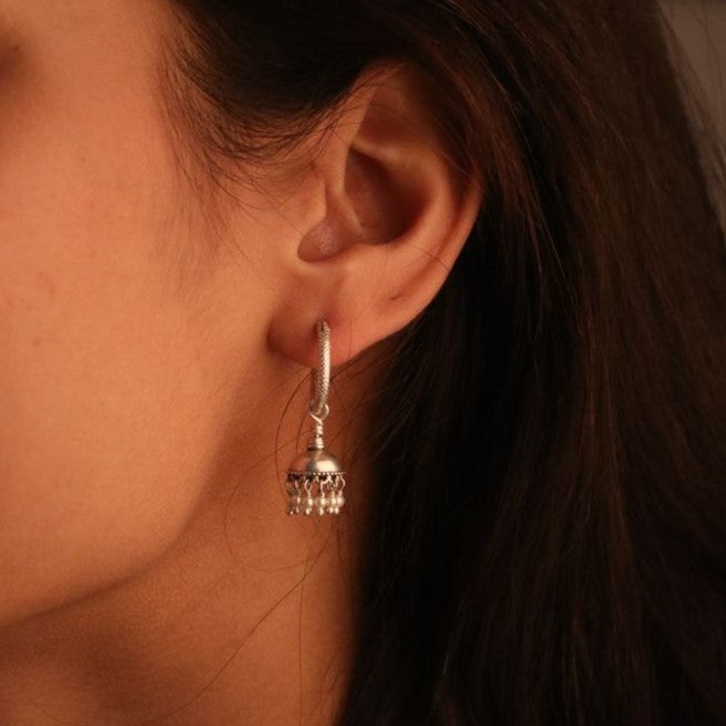 pearl jhumki hoops by moha