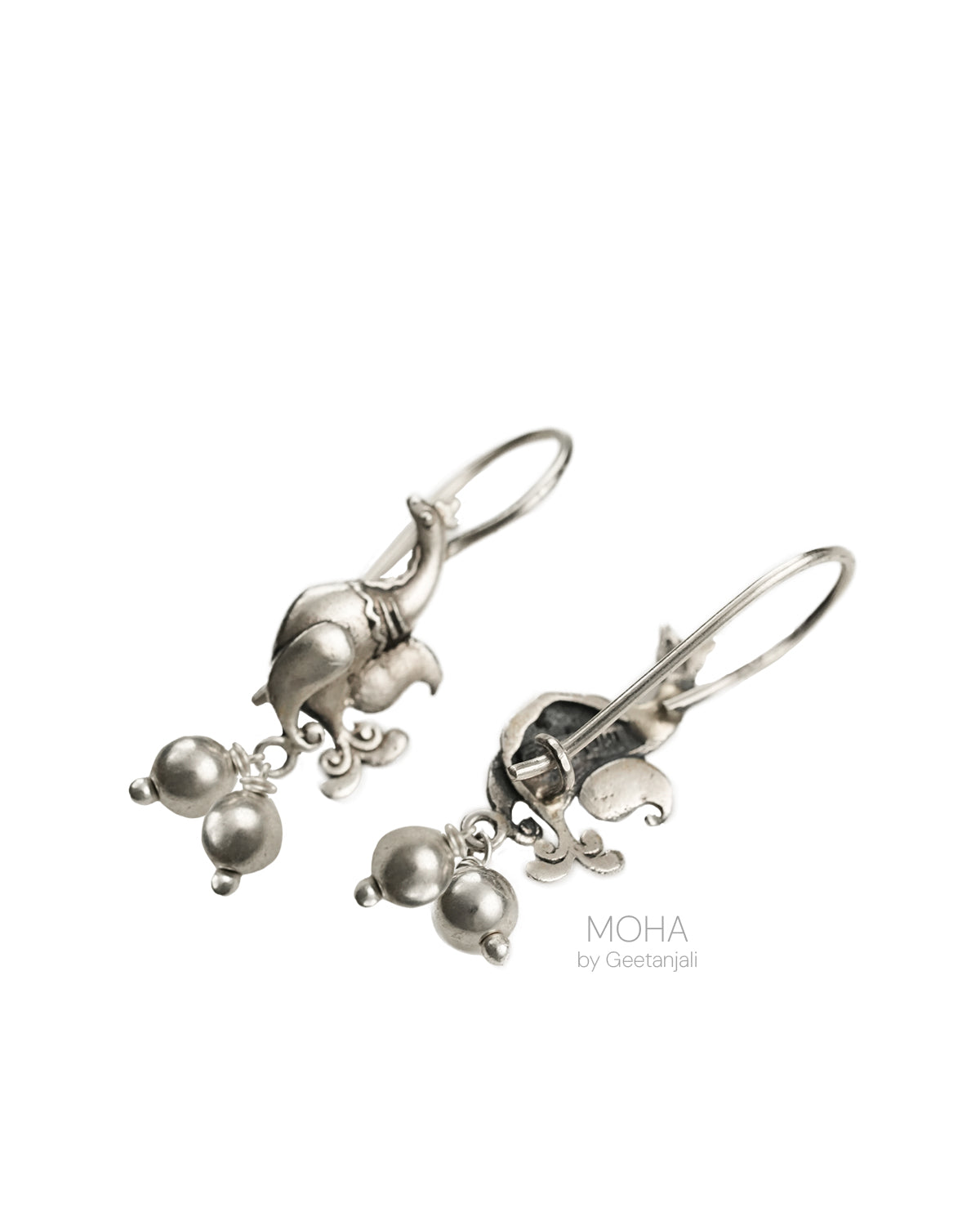 Pihu Silver Bugadi Earrings by MOHA