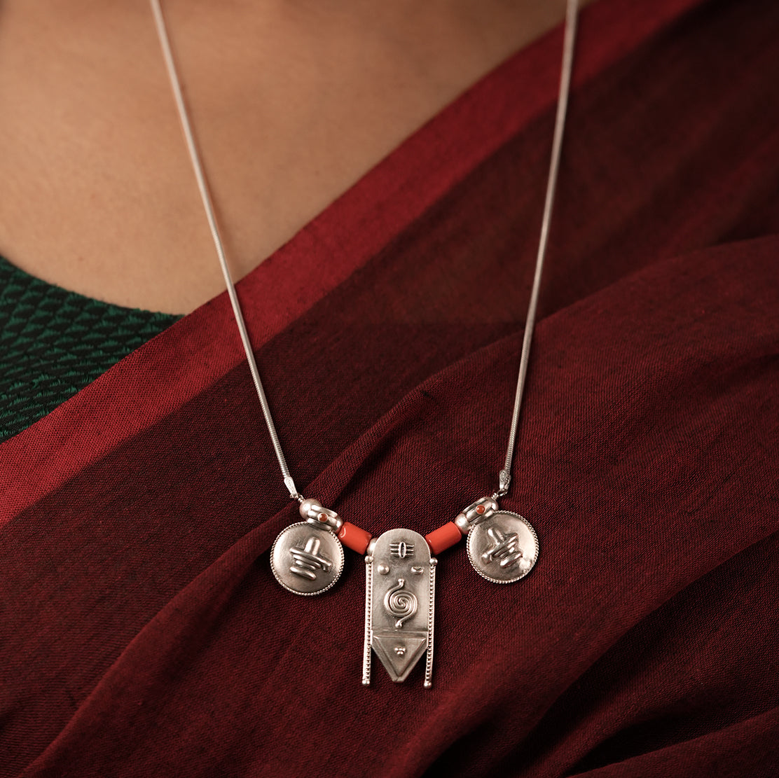 Pinakin Taali Silver Chain by MOHA