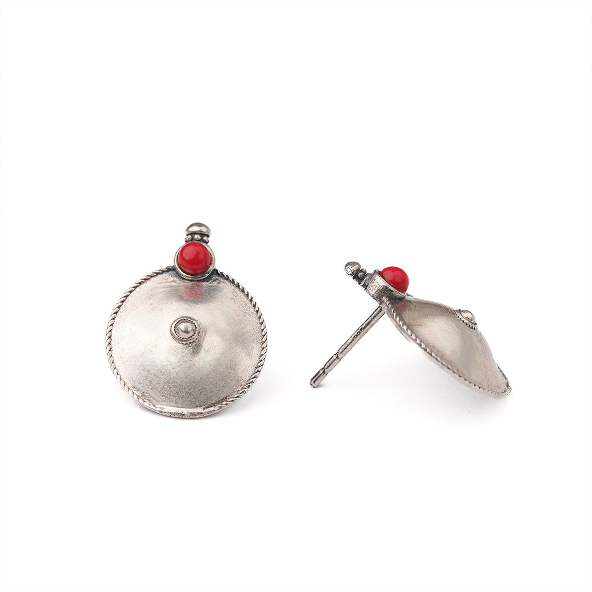 posha silver earrings by moha