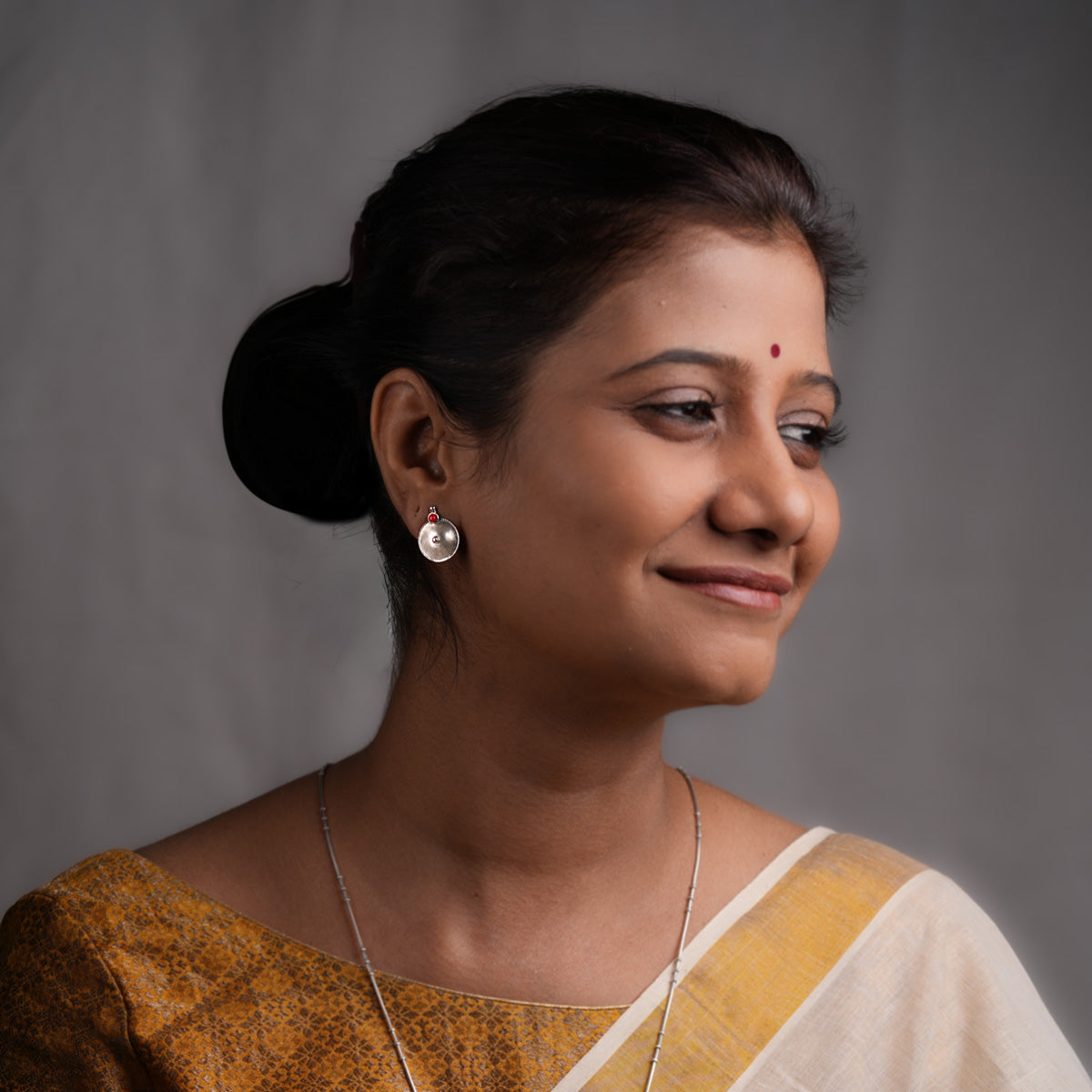 posha silver earrings by moha