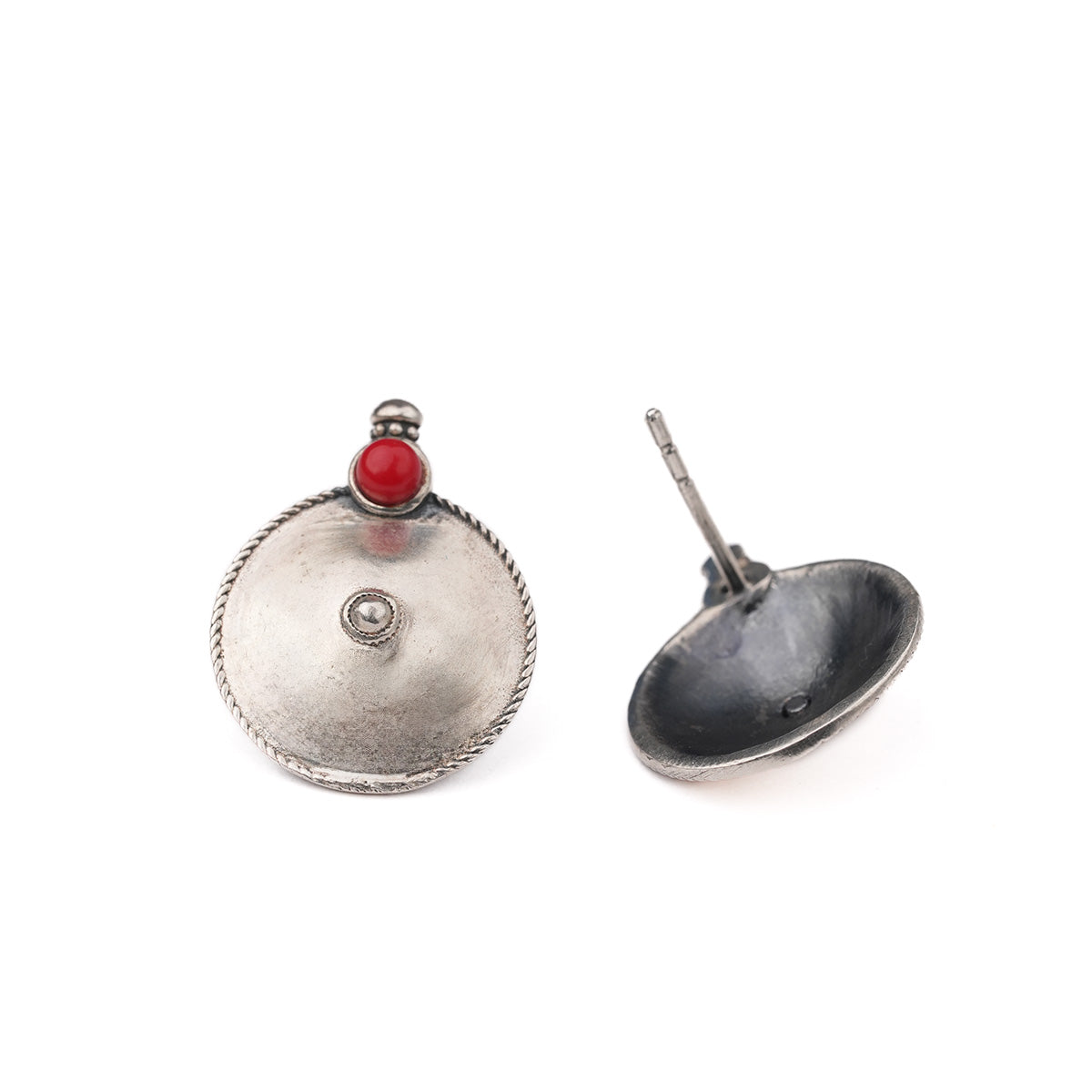 posha silver earrings by moha