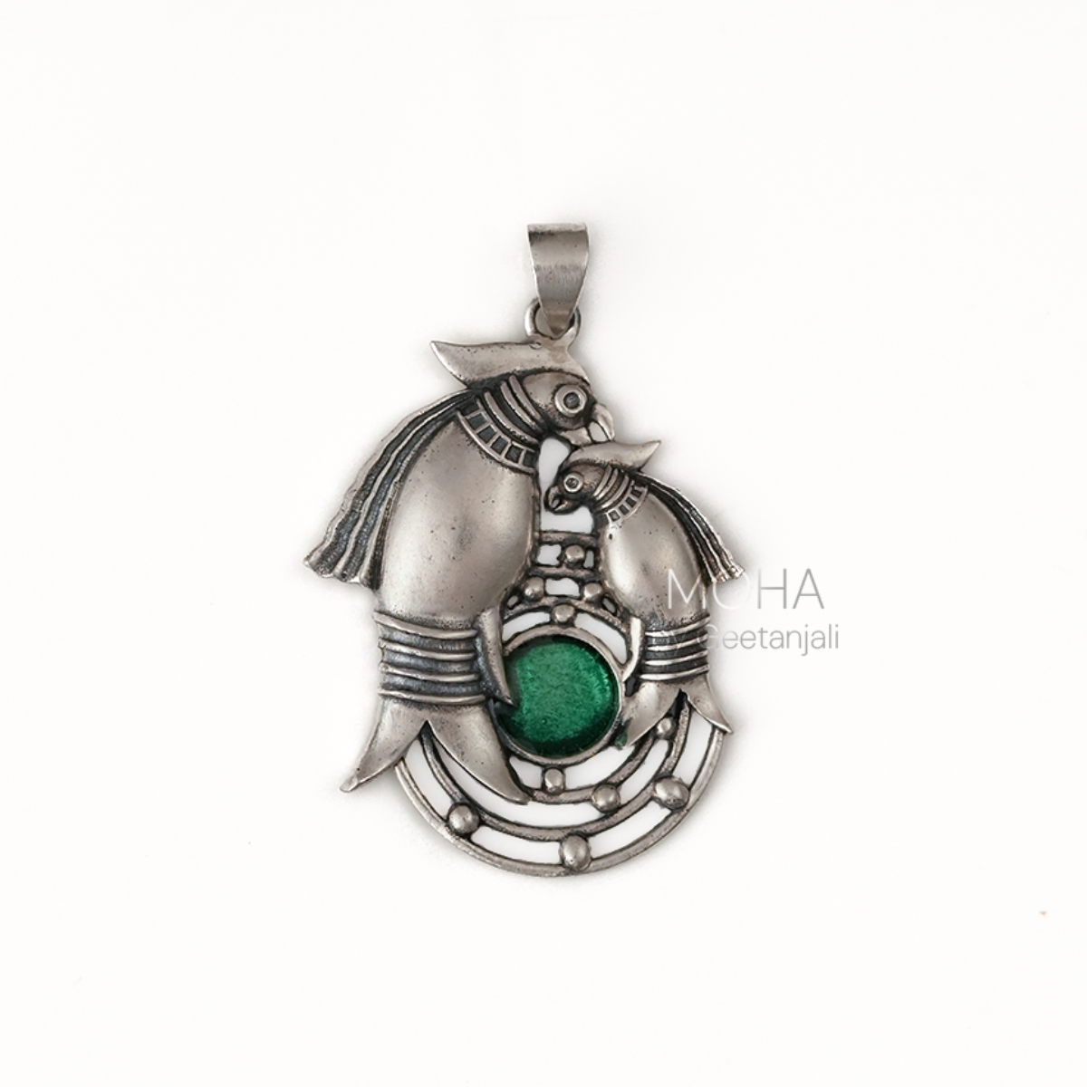 Prem Silver Pendant by Moha (Only Pendant)