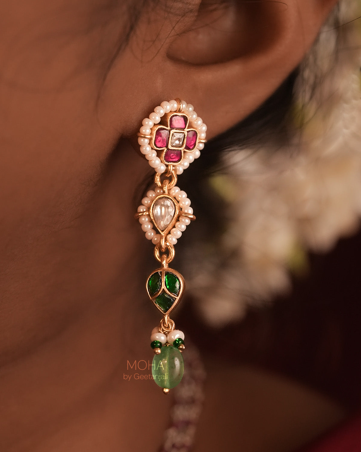 Ragini Silver Earrings by MOHA