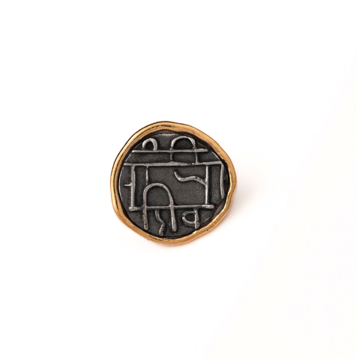 Raja Shivaji Silver Brooch Pin by MOHA