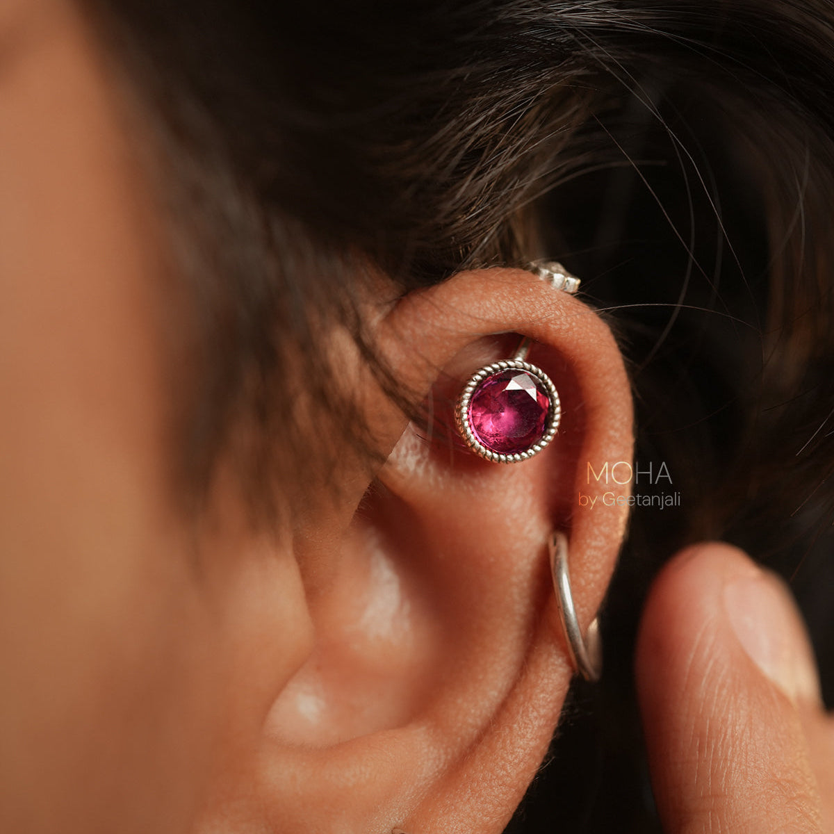 Rani Silver Bugadi by MOHA