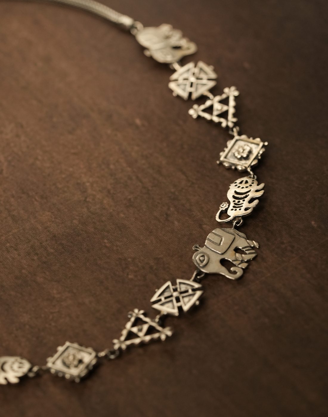 Ranthambore Silver Choker Necklace by MOHA
