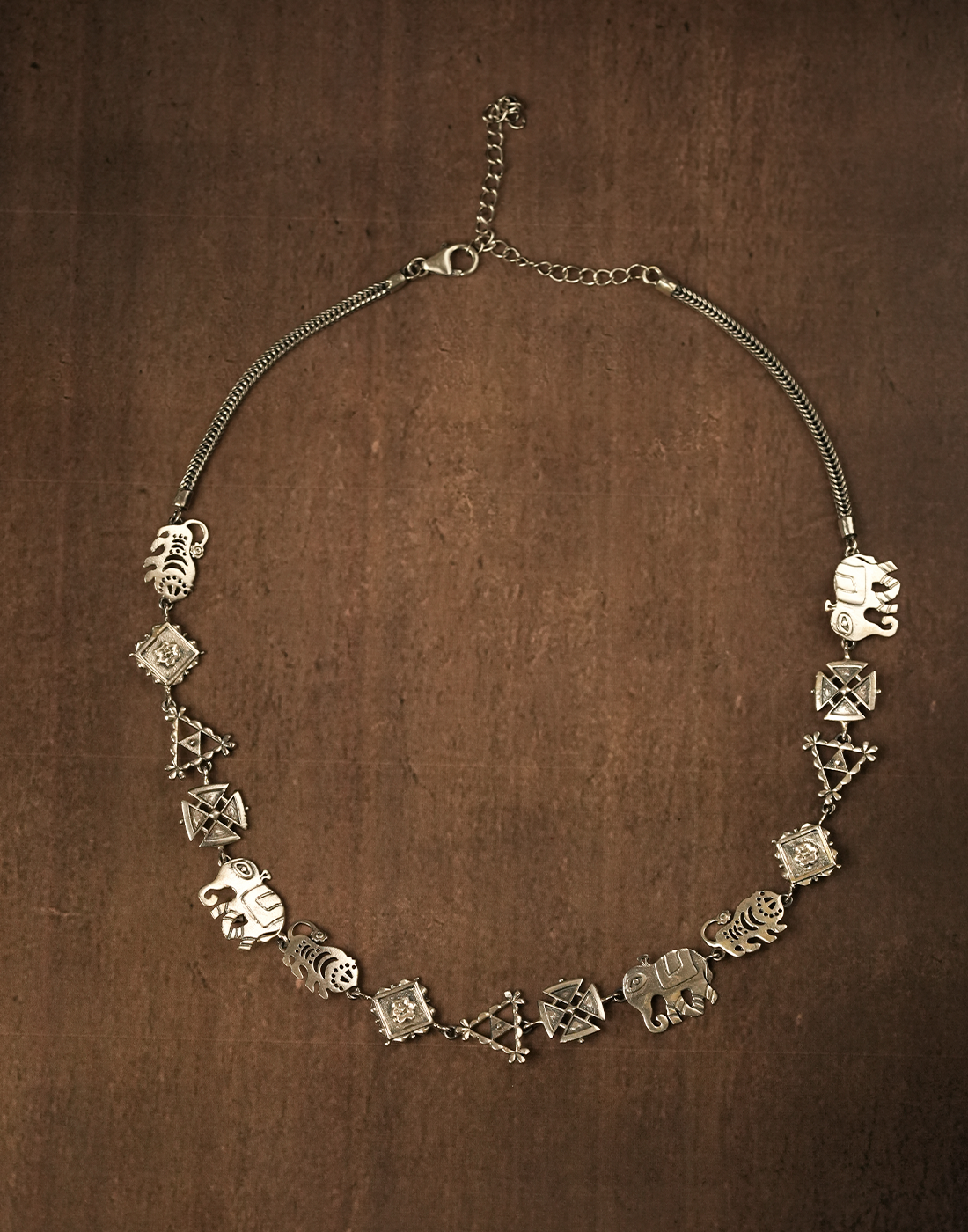 Ranthambore Silver Choker Necklace by MOHA