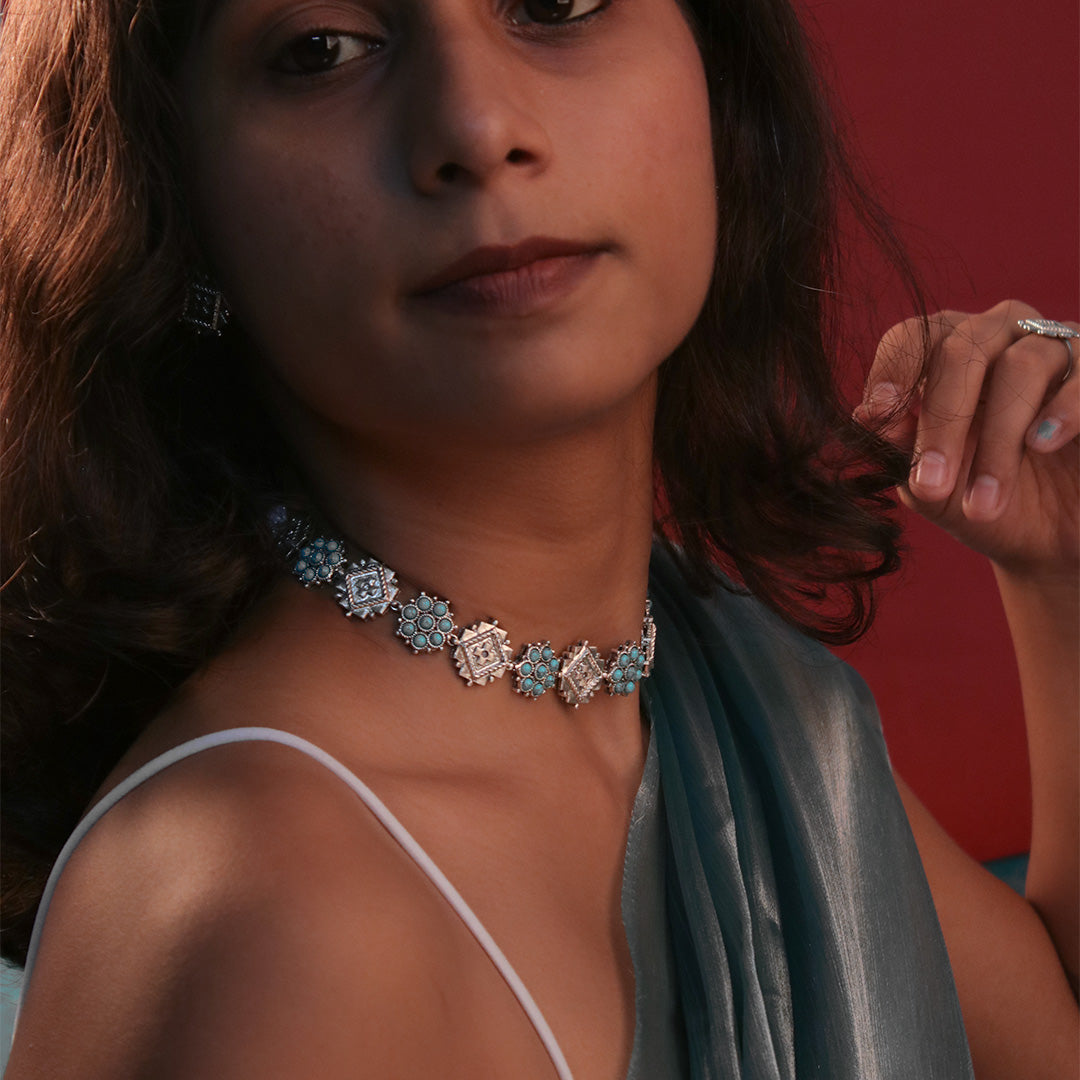 ratnashakha silver necklace by moha