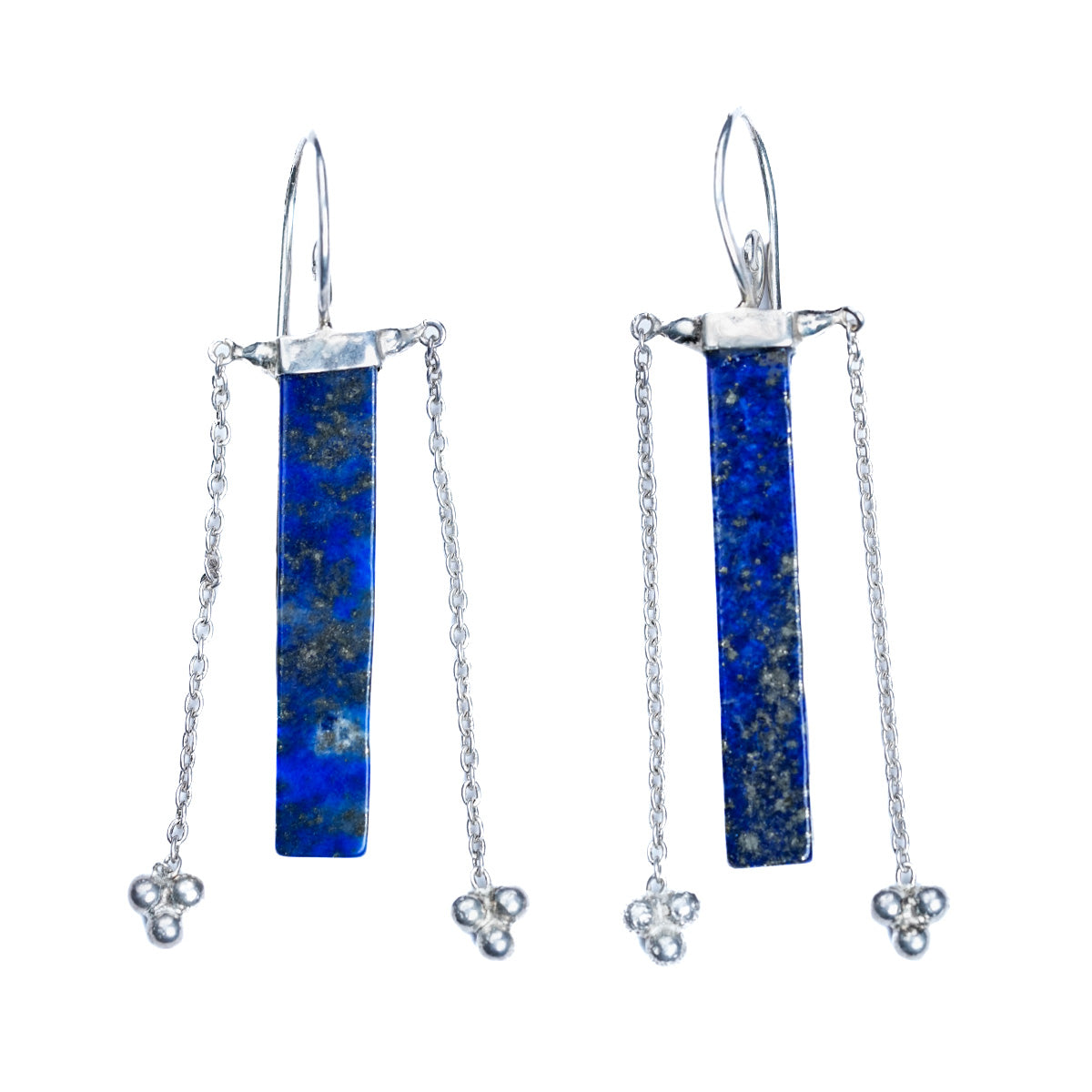 raya lapis lazuli silver earrings by moha