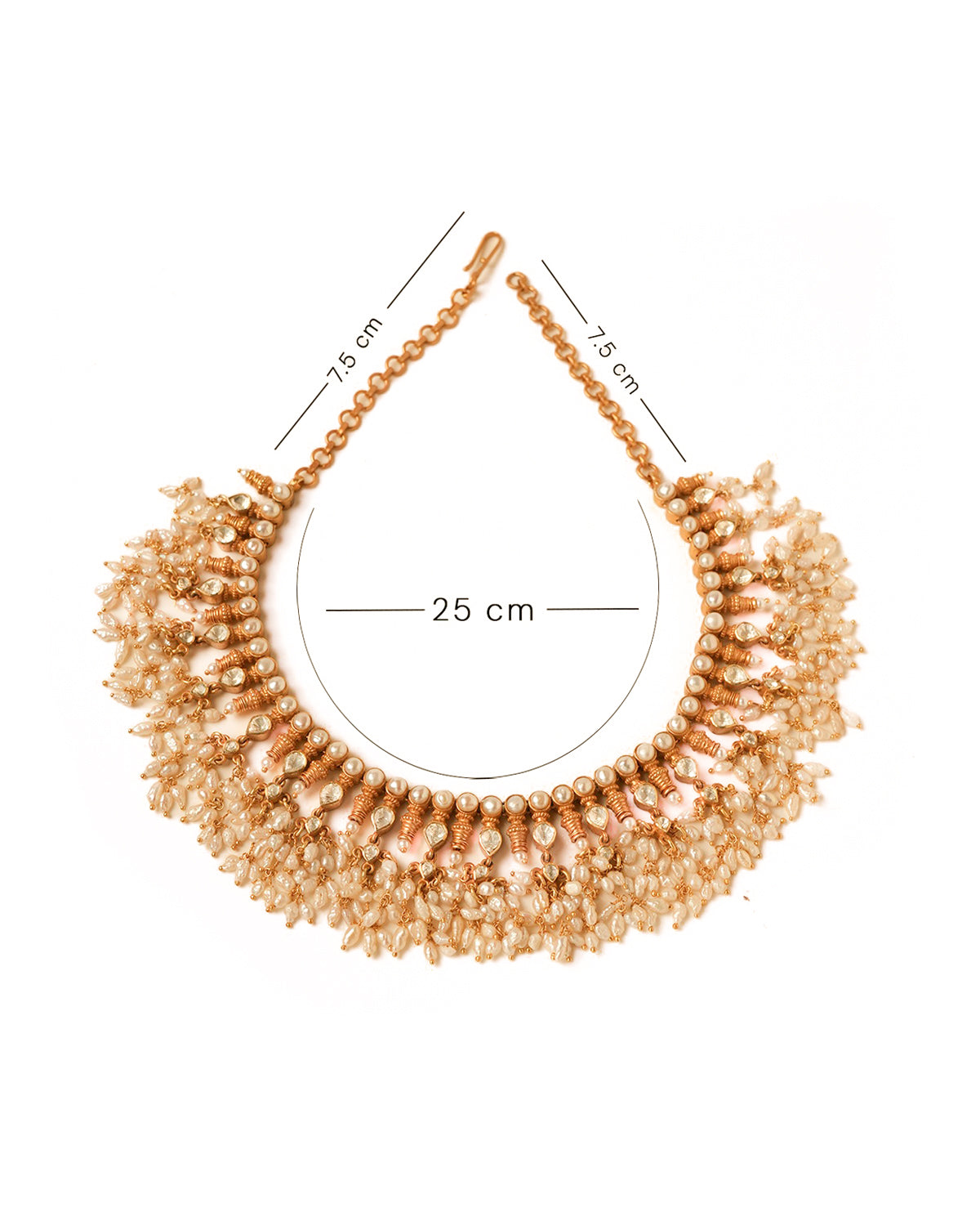 Rudrani Pearl Necklace by MOHA (Small)