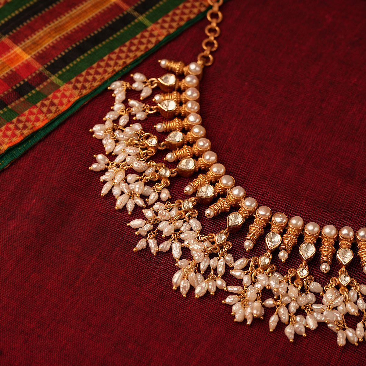 rudrani pearl necklace by moha