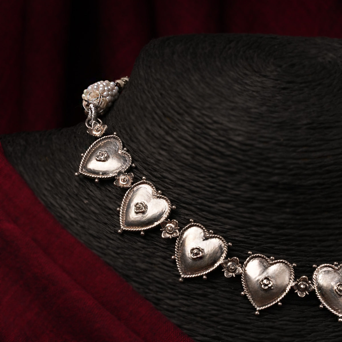 ruhi silver choker by moha