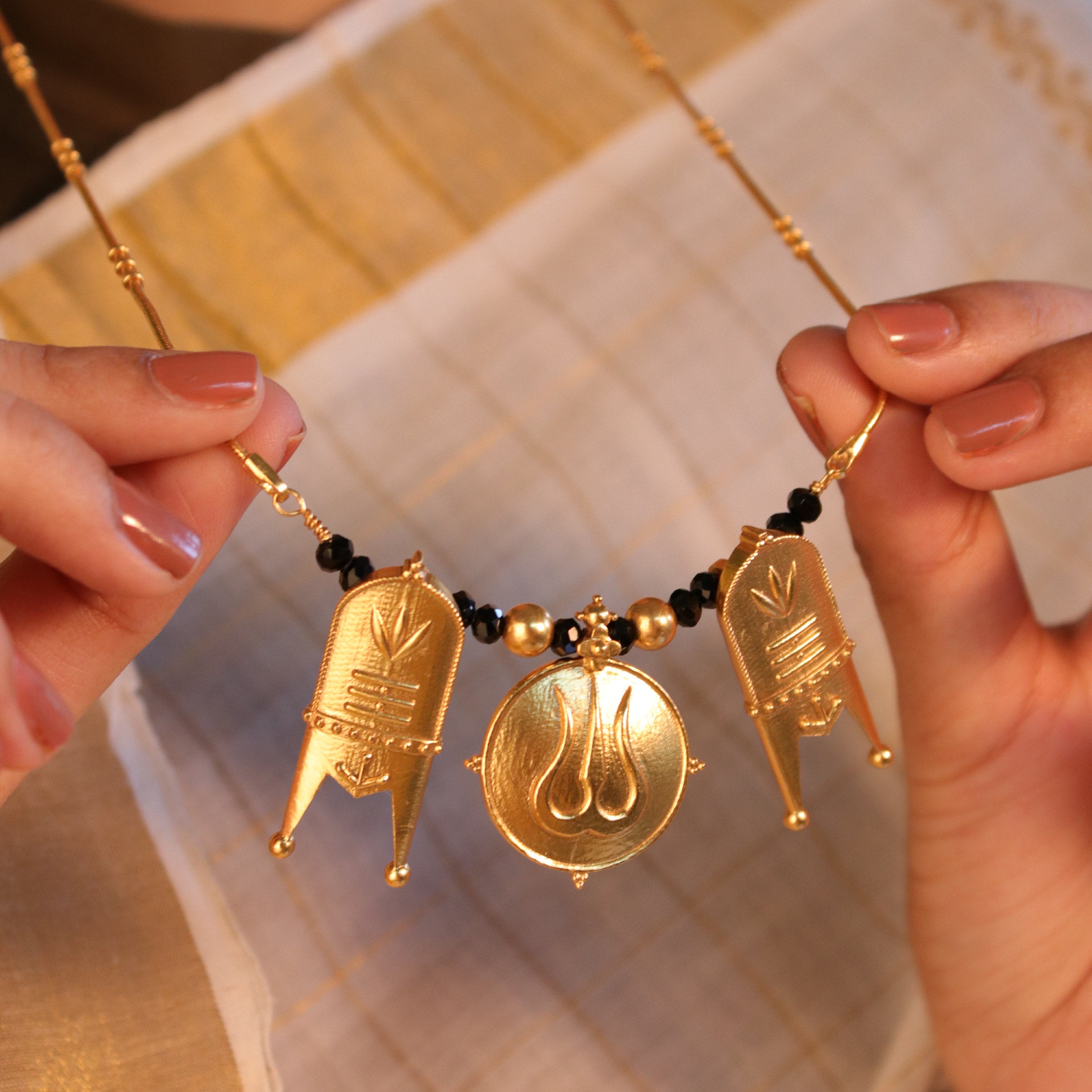 sadashiv taali chain gold plated by moha