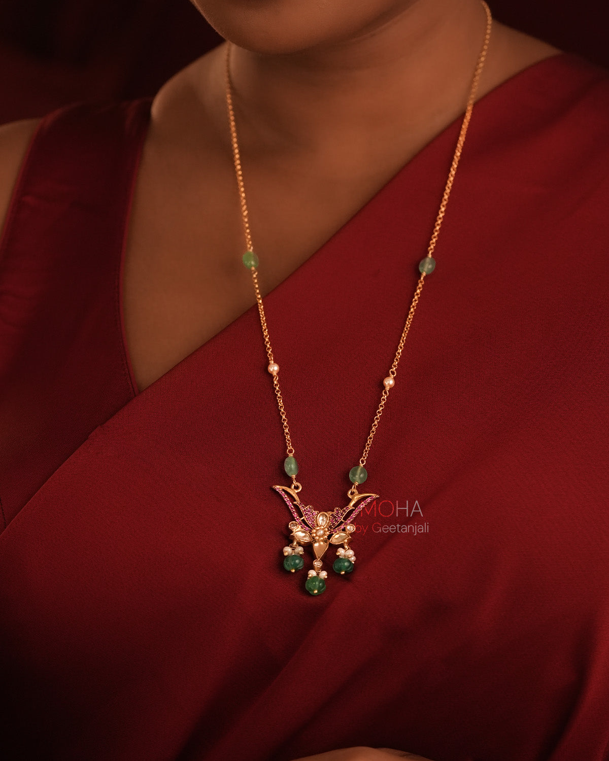 Samaira Silver Necklace By MOHA
