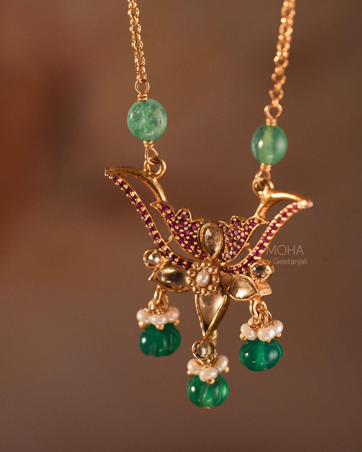Samaira Silver Necklace By MOHA