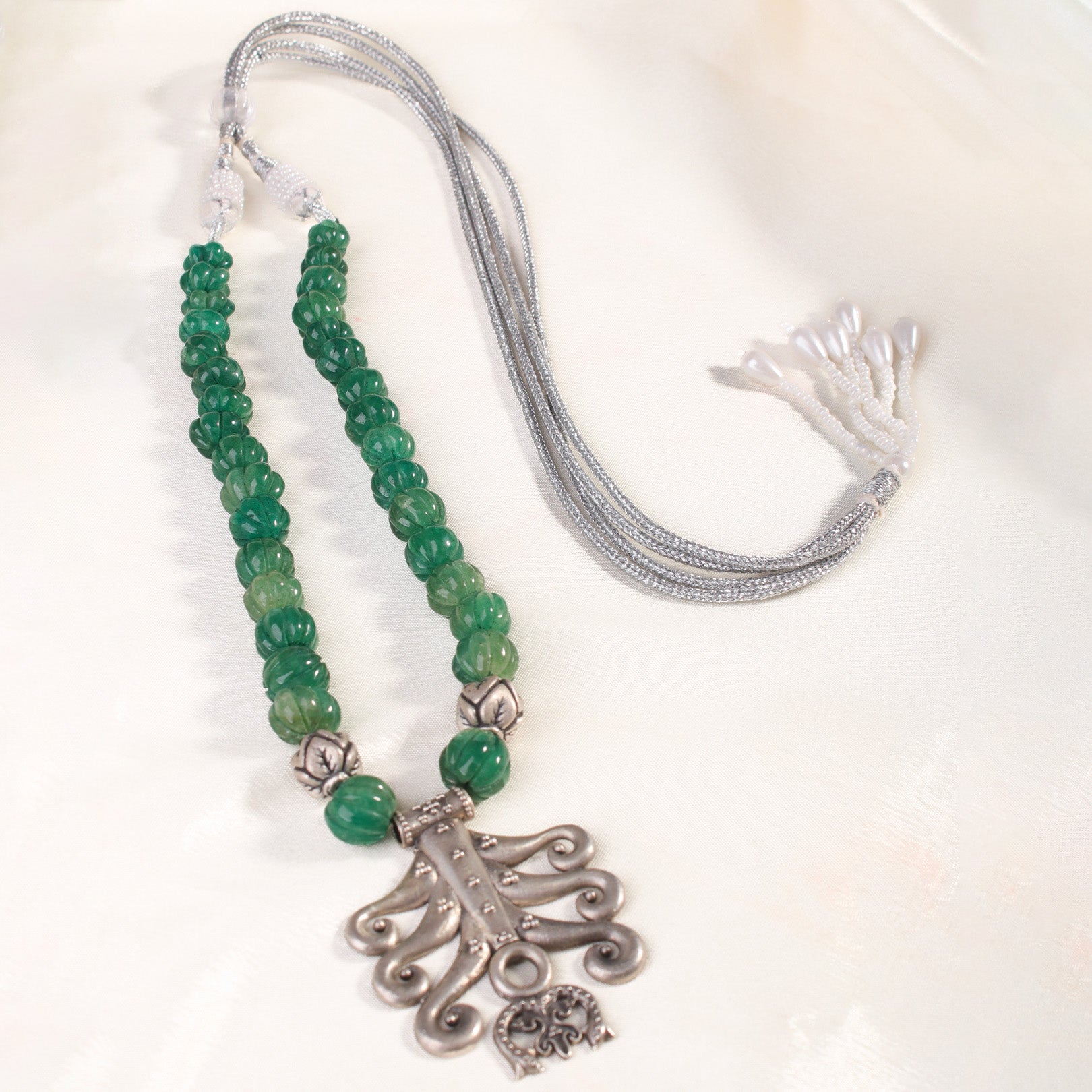 sanchi silver necklace by moha