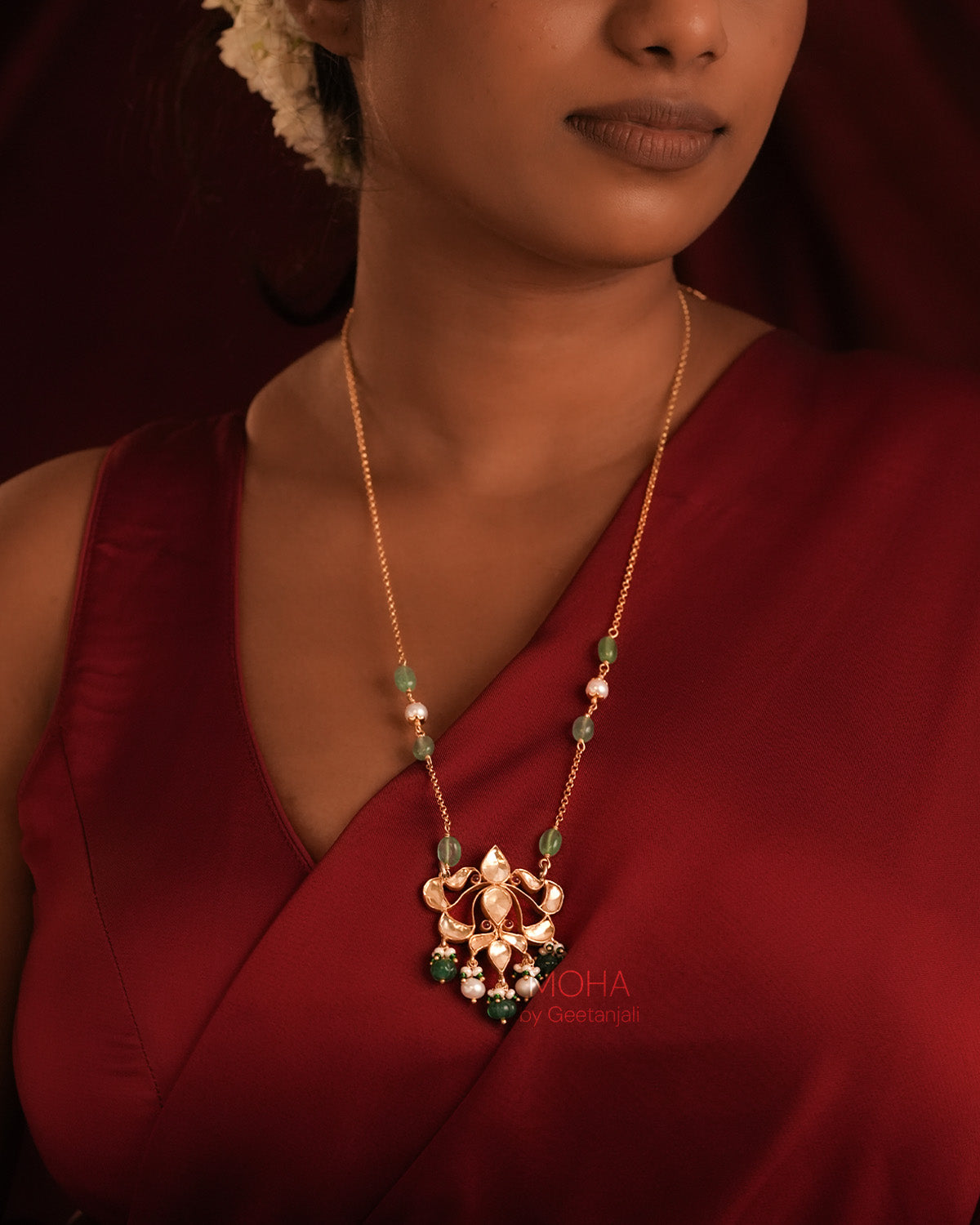 Sarini Silver Necklace By MOHA