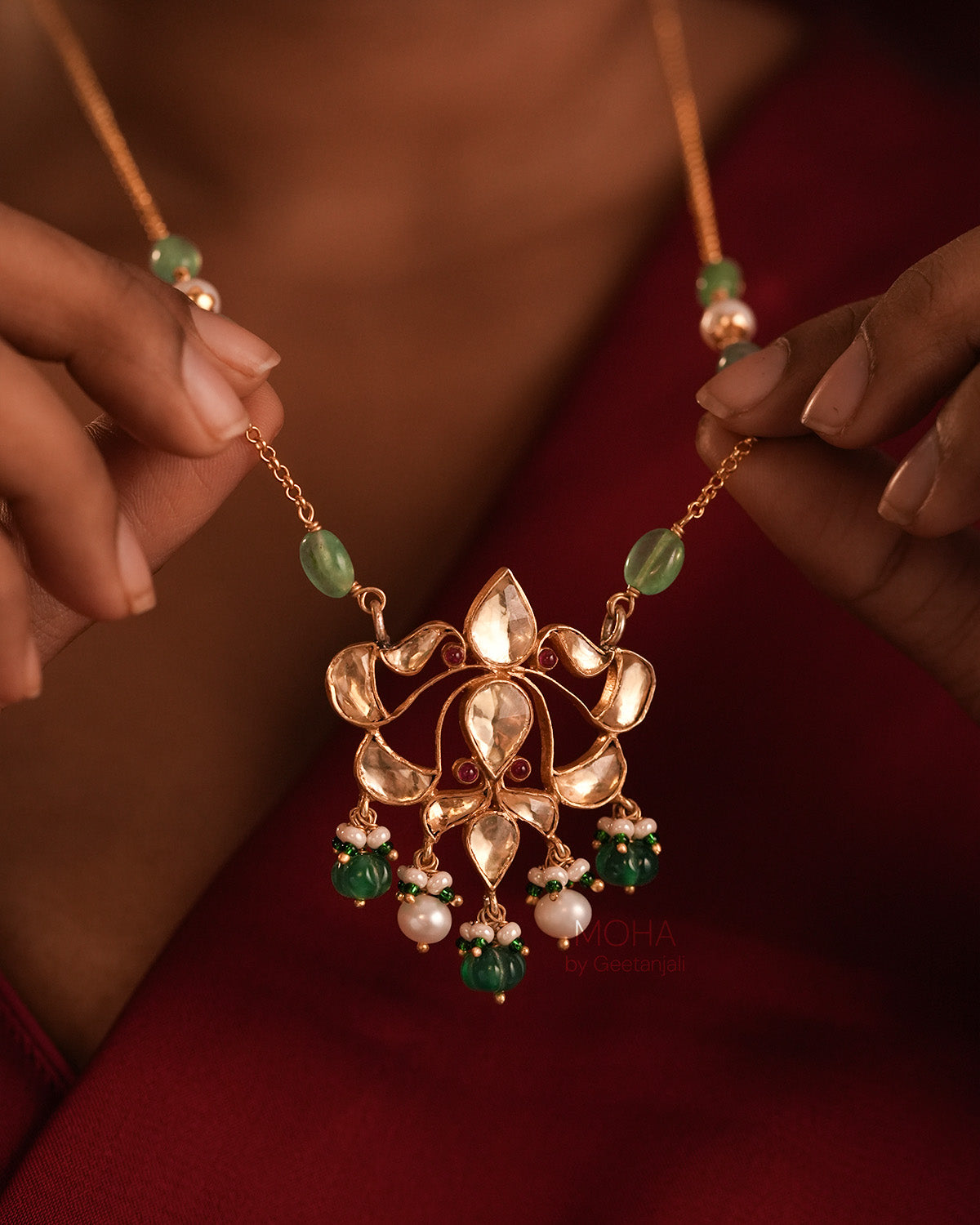 Sarini Silver Necklace By MOHA