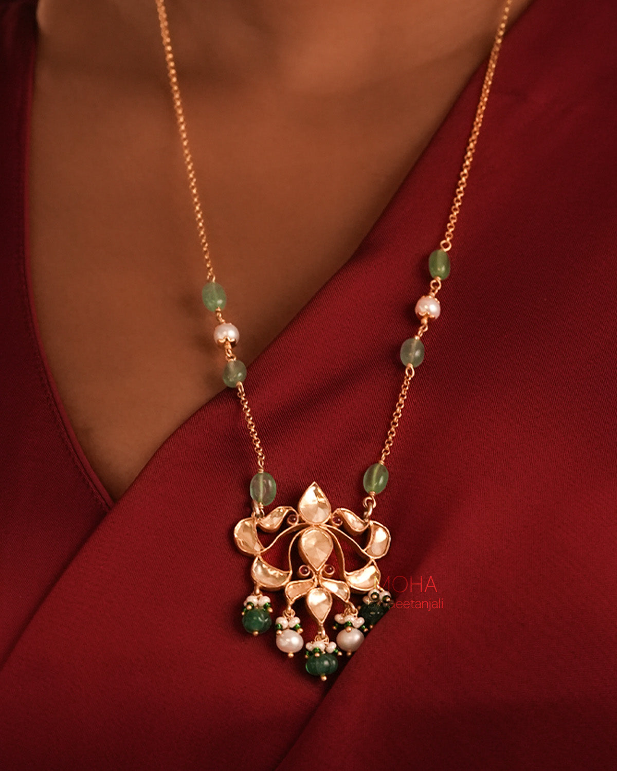 Sarini Silver Necklace By MOHA