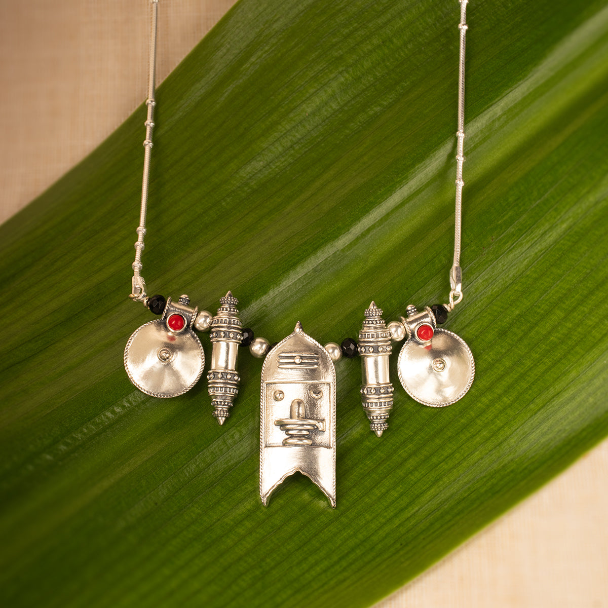 shakti silver taali chain by moha