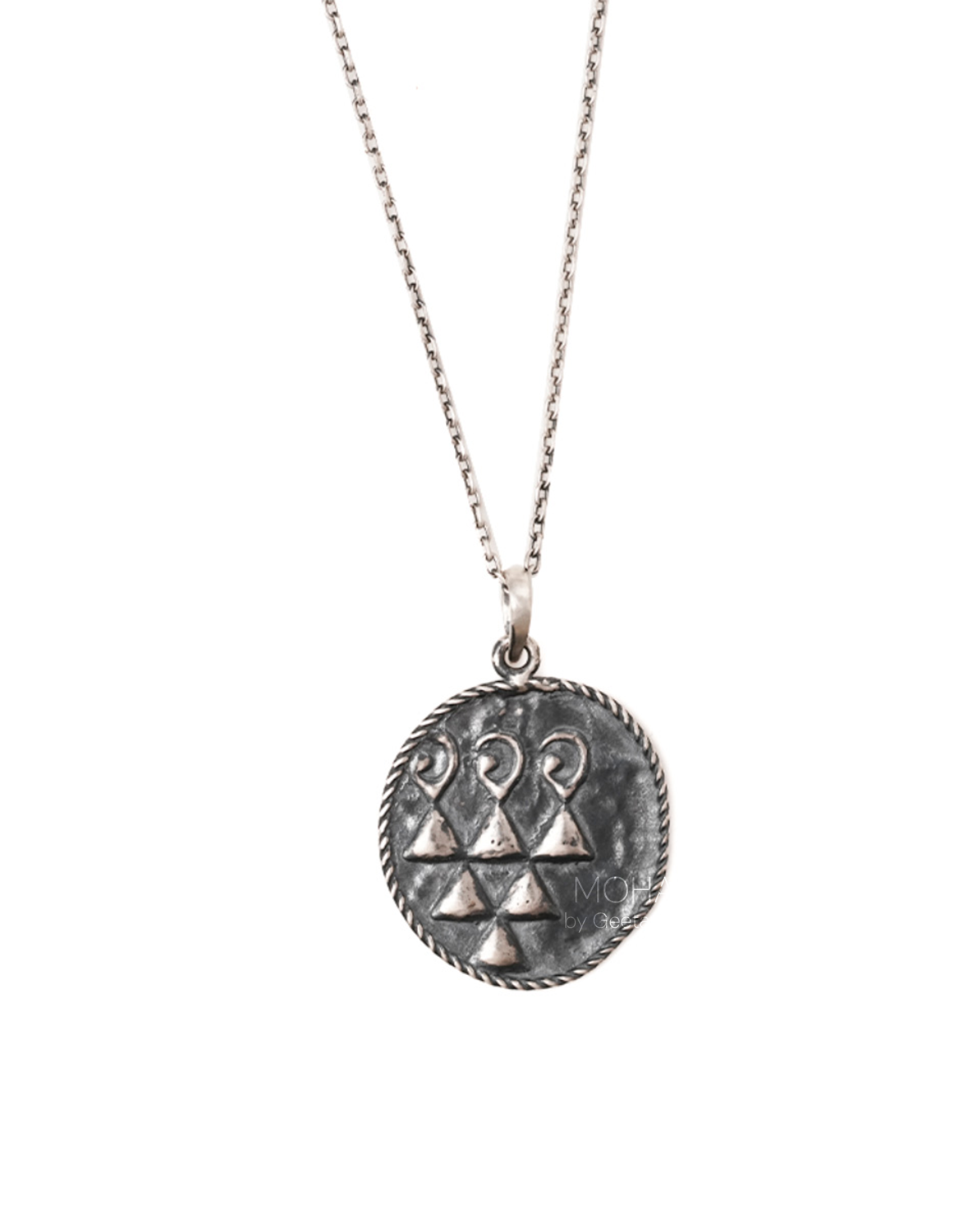 Sharada Silver Pendant Chain by MOHA