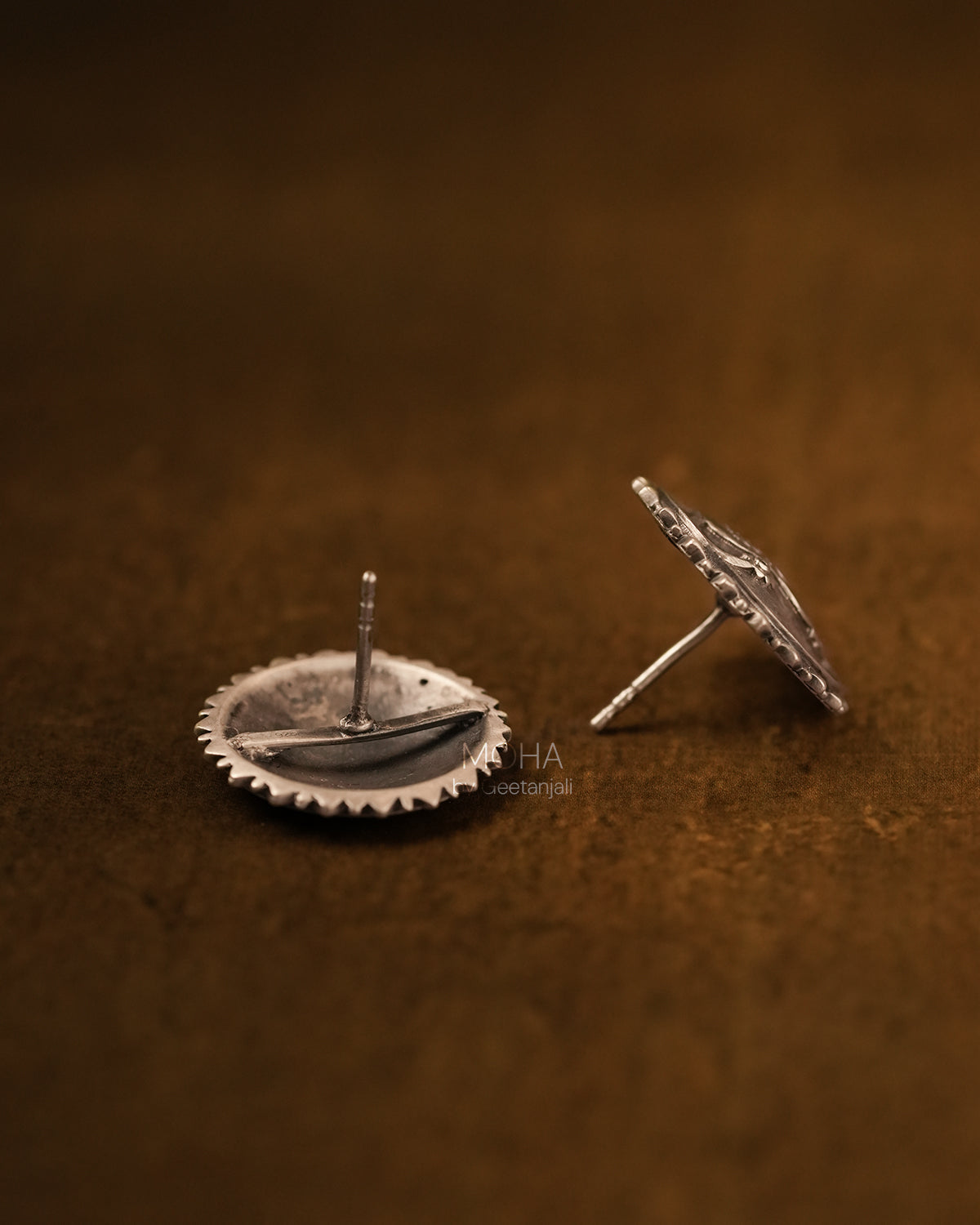 Shardul Silver Earrings by MOHA