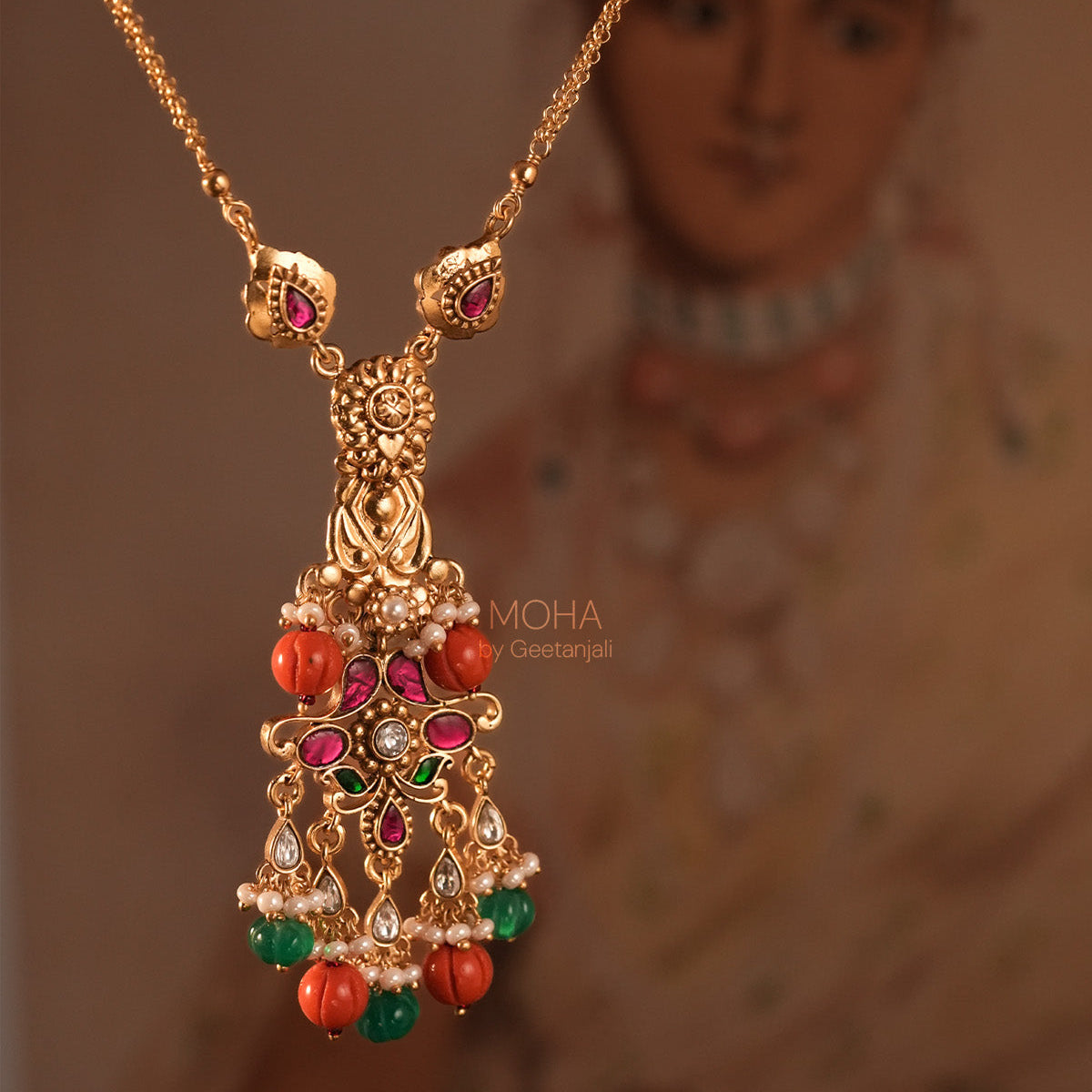 ShreevatSilverPendantwithChainbyMOHA