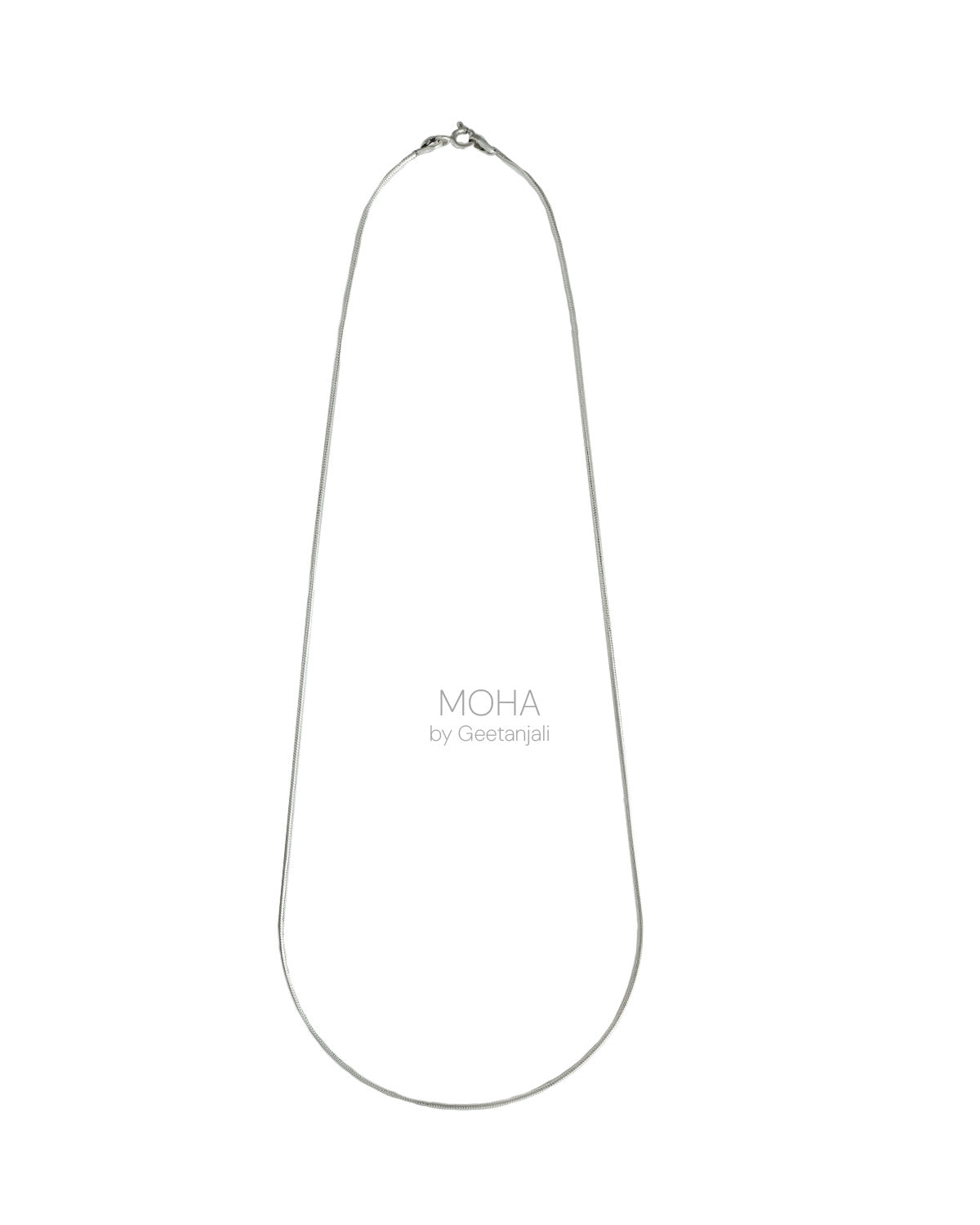 Silver Snake Chain by MOHA