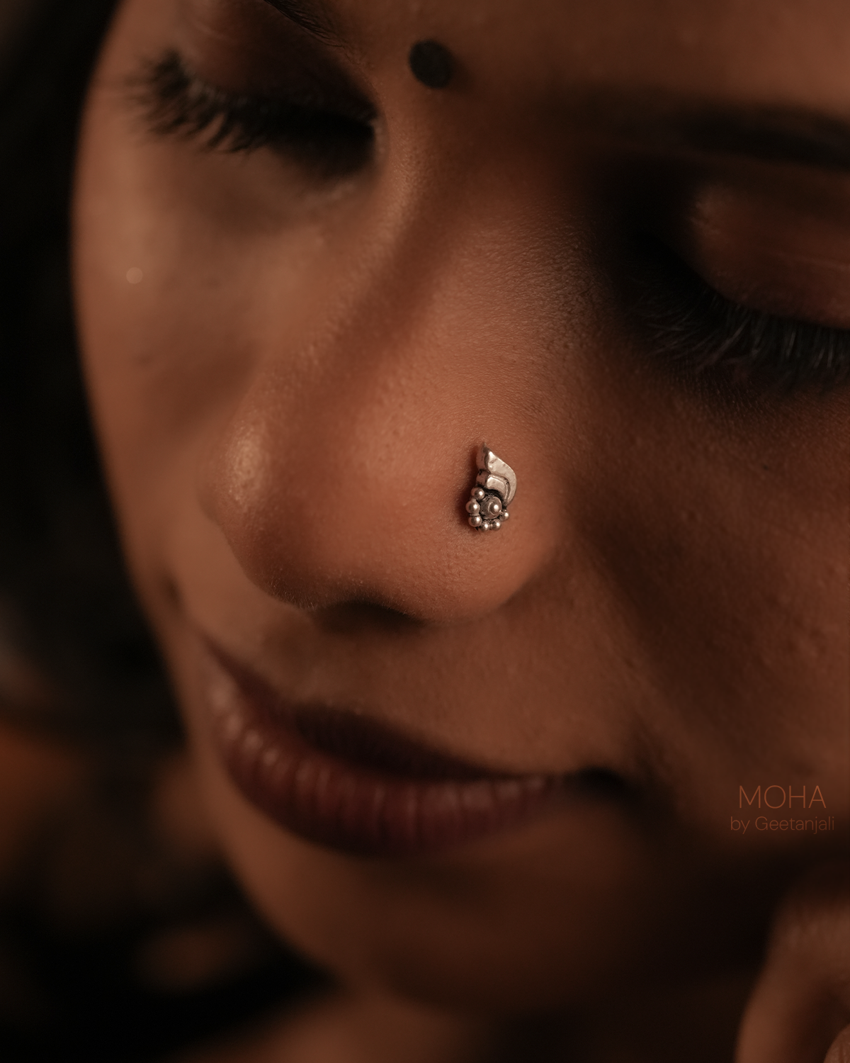 Suman Silver Nosepin by MOHA