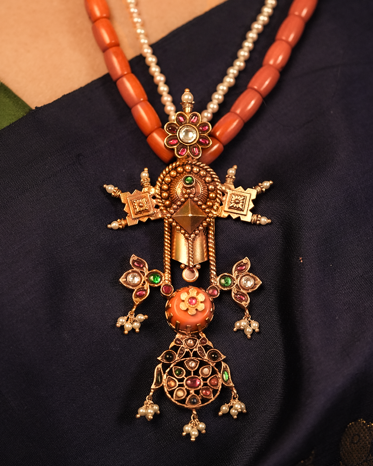 Suvarnalekha Silver Necklace By MOHA