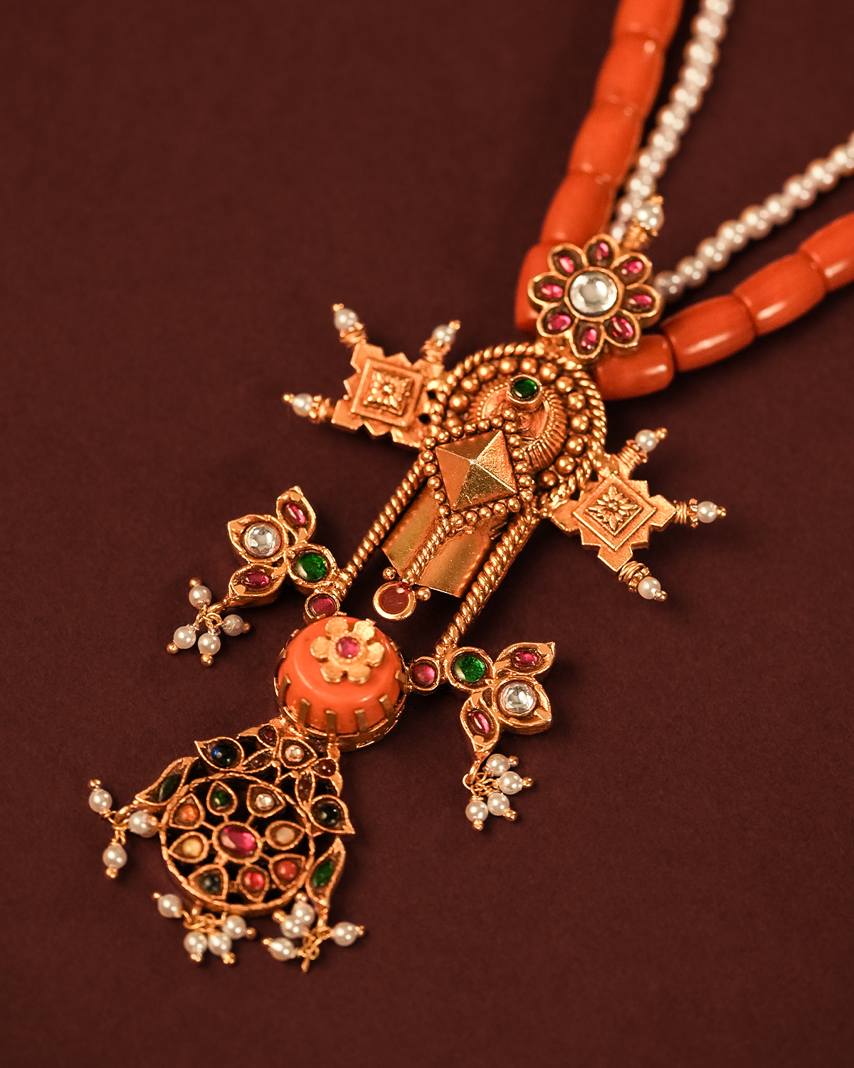 Suvarnalekha Silver Necklace By MOHA
