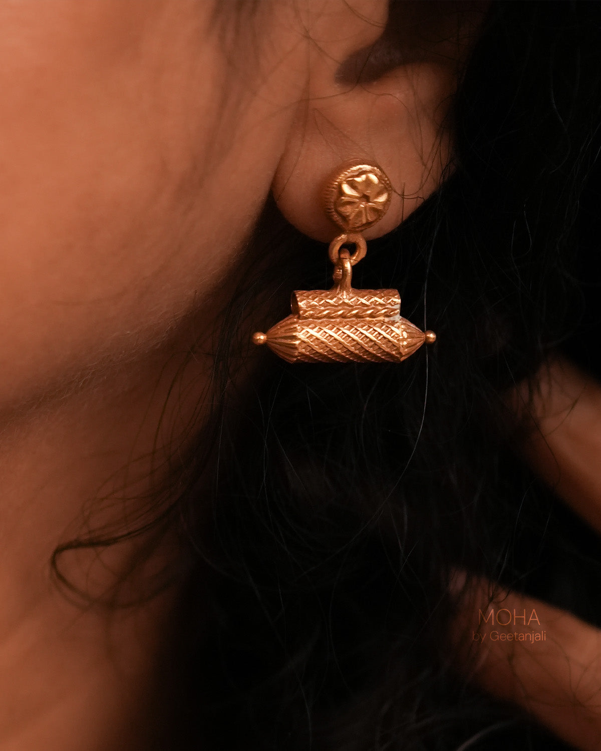 Swaaraya Silver Earrings by MOHA