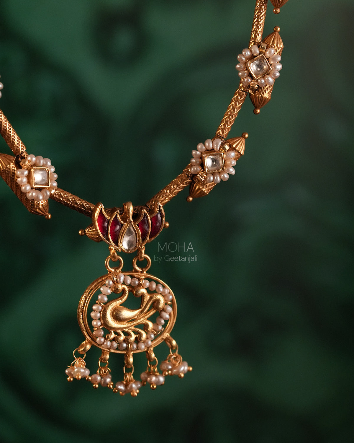 Swaaraya Silver Necklace by MOHA