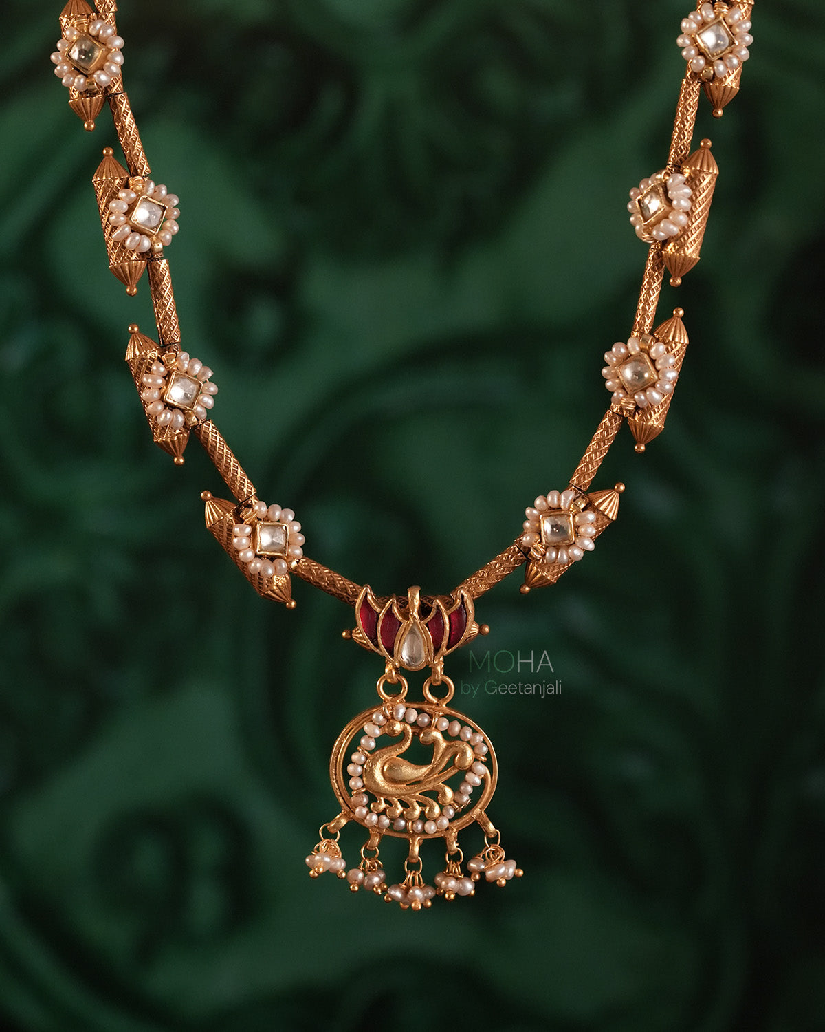 Swaaraya Silver Necklace by MOHA