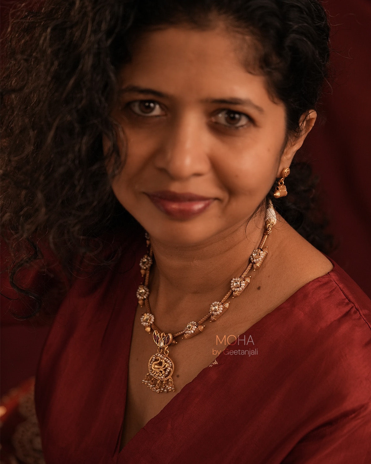 Swaaraya Silver Necklace by MOHA