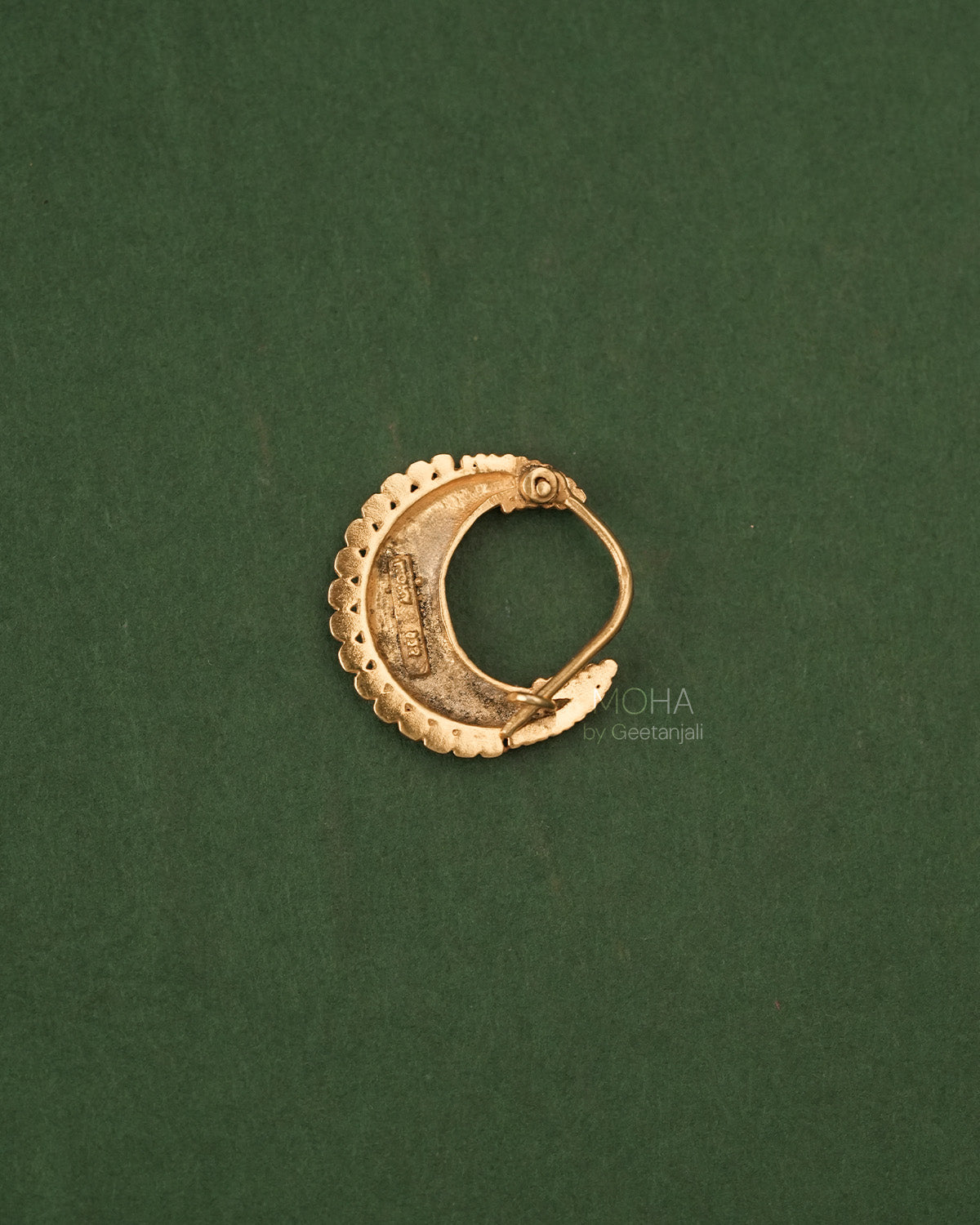 Tara Silver Nath Gold Plated (Pierced, Left) by MOHA