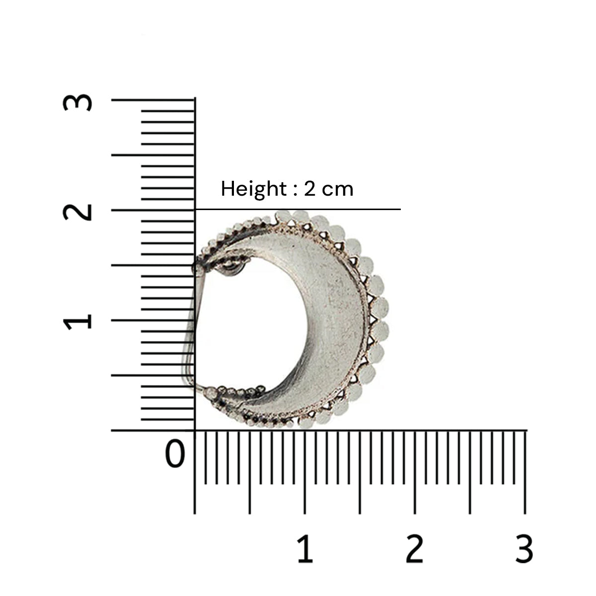 Tara Silver Nath (Clip On, Left) by MOHA