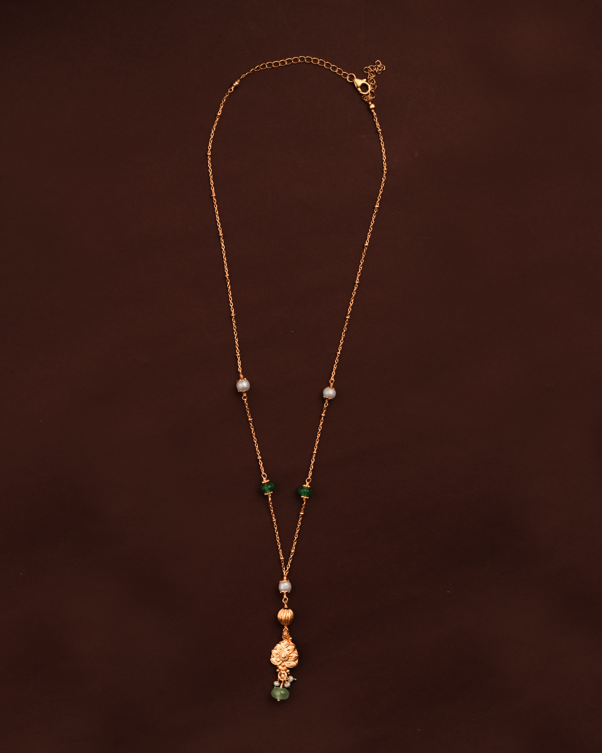 Tarangini Silver Pendant with Chain by MOHA