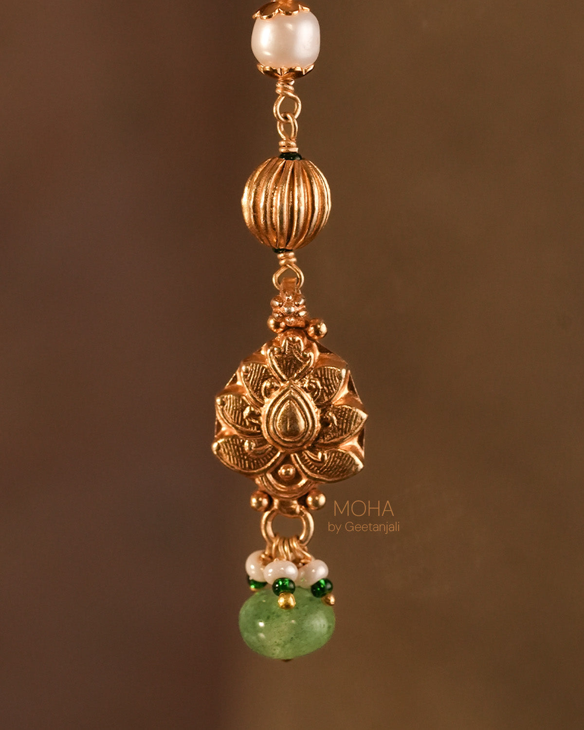 Tarangini Silver Pendant with Chain by MOHA