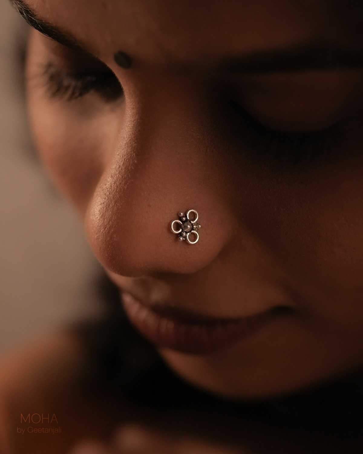 Taru Silver Nosepin by MOHA