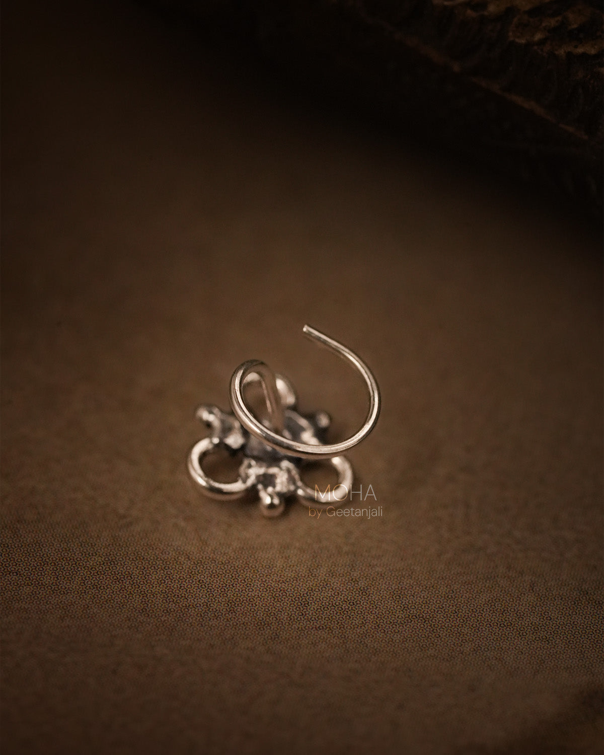 Taru Silver Nosepin by MOHA