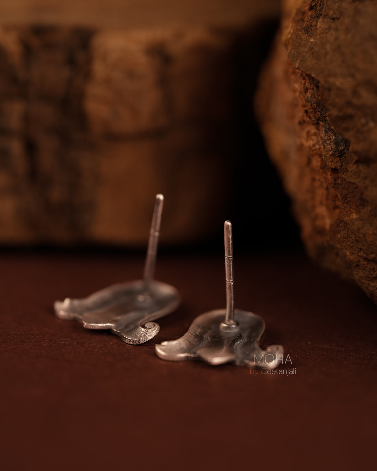 Torana Silver Stud Earrings by MOHA