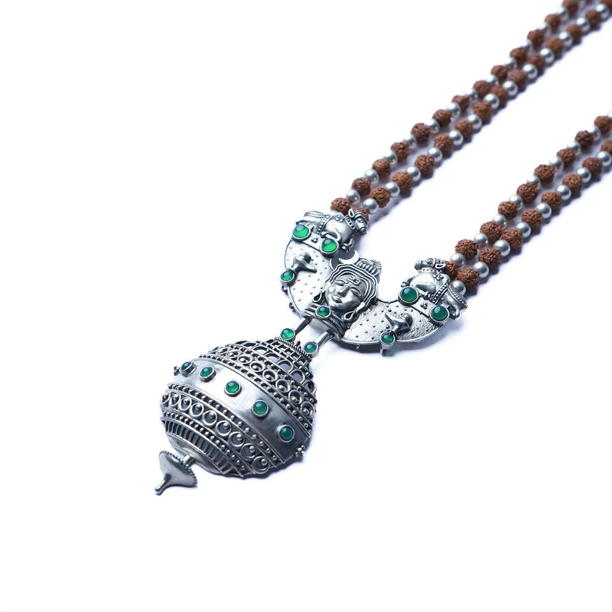 trailokya silver necklace by moha