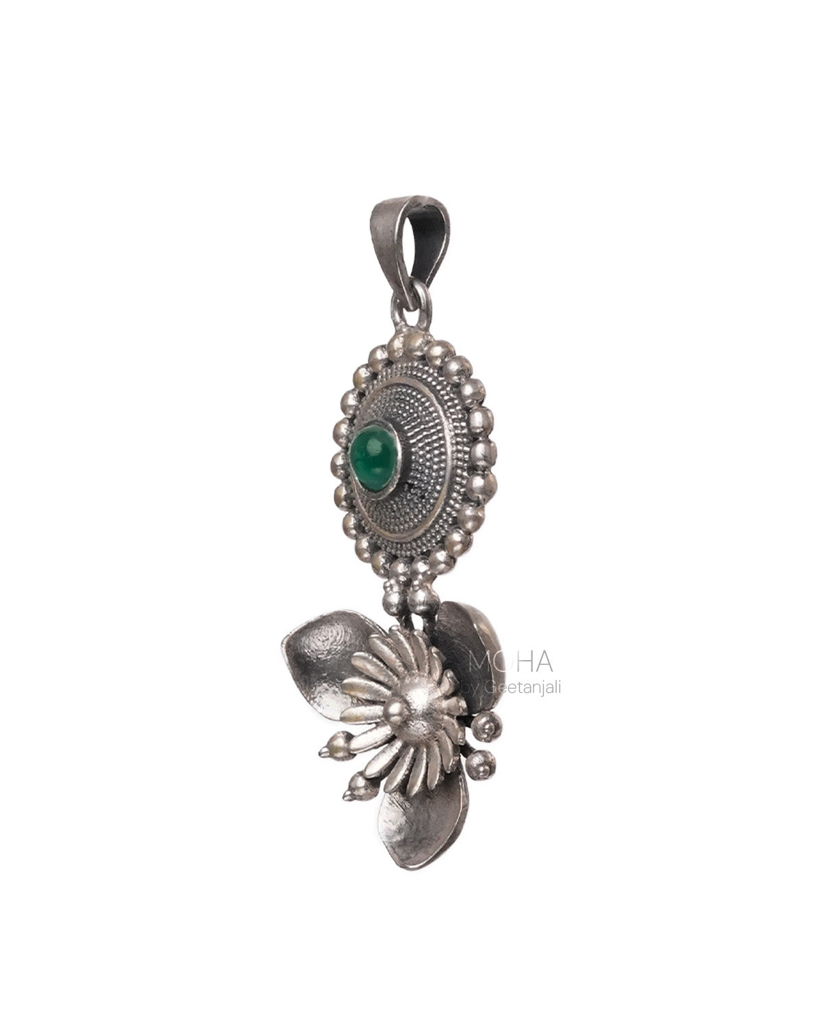 Triloki Abha Silver Pendant by MOHA (Only Pendant)