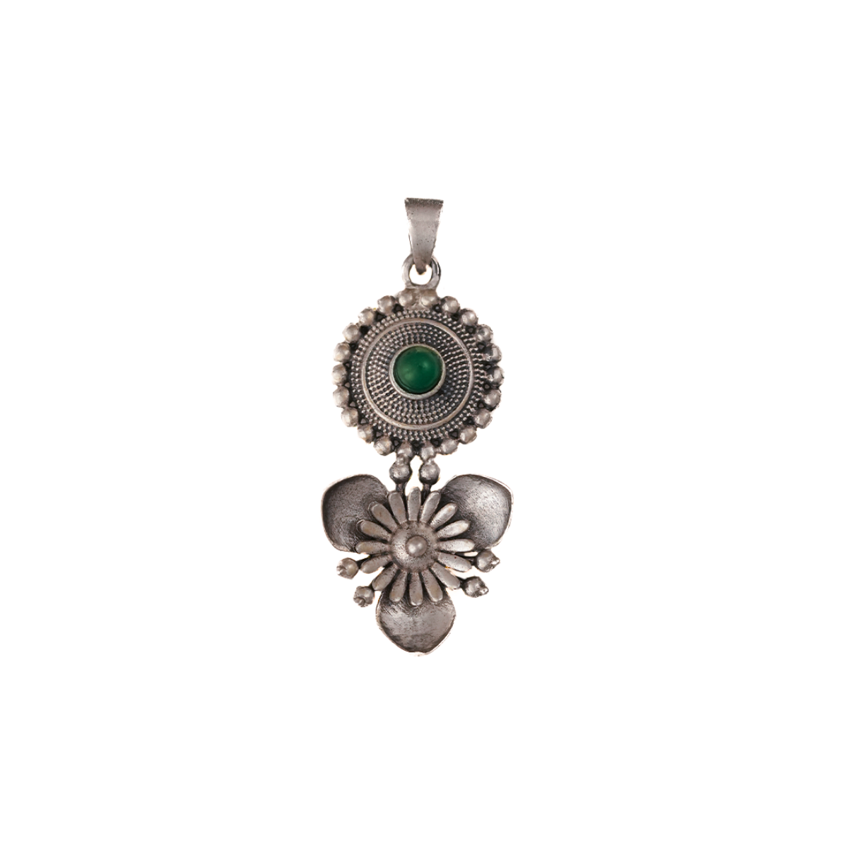 Triloki Abha Silver Pendant by MOHA (Only Pendant)