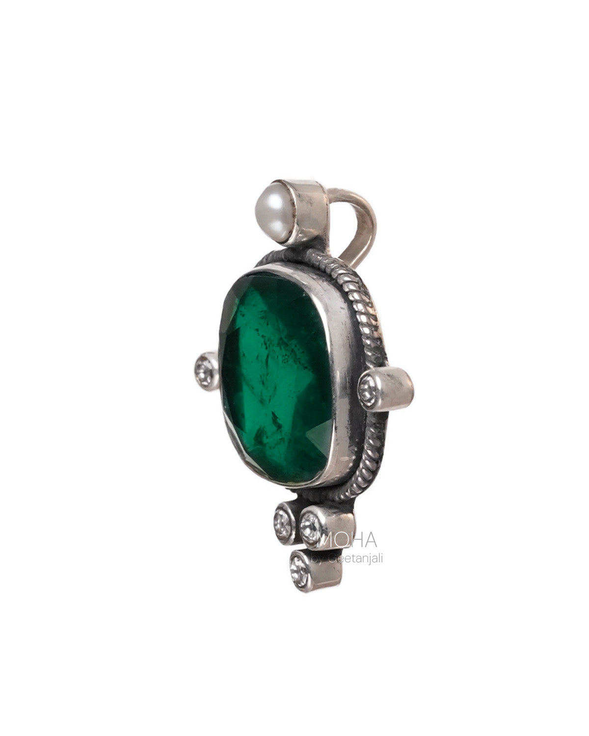 Trina Silver Pendant by Moha (Only Pendant)