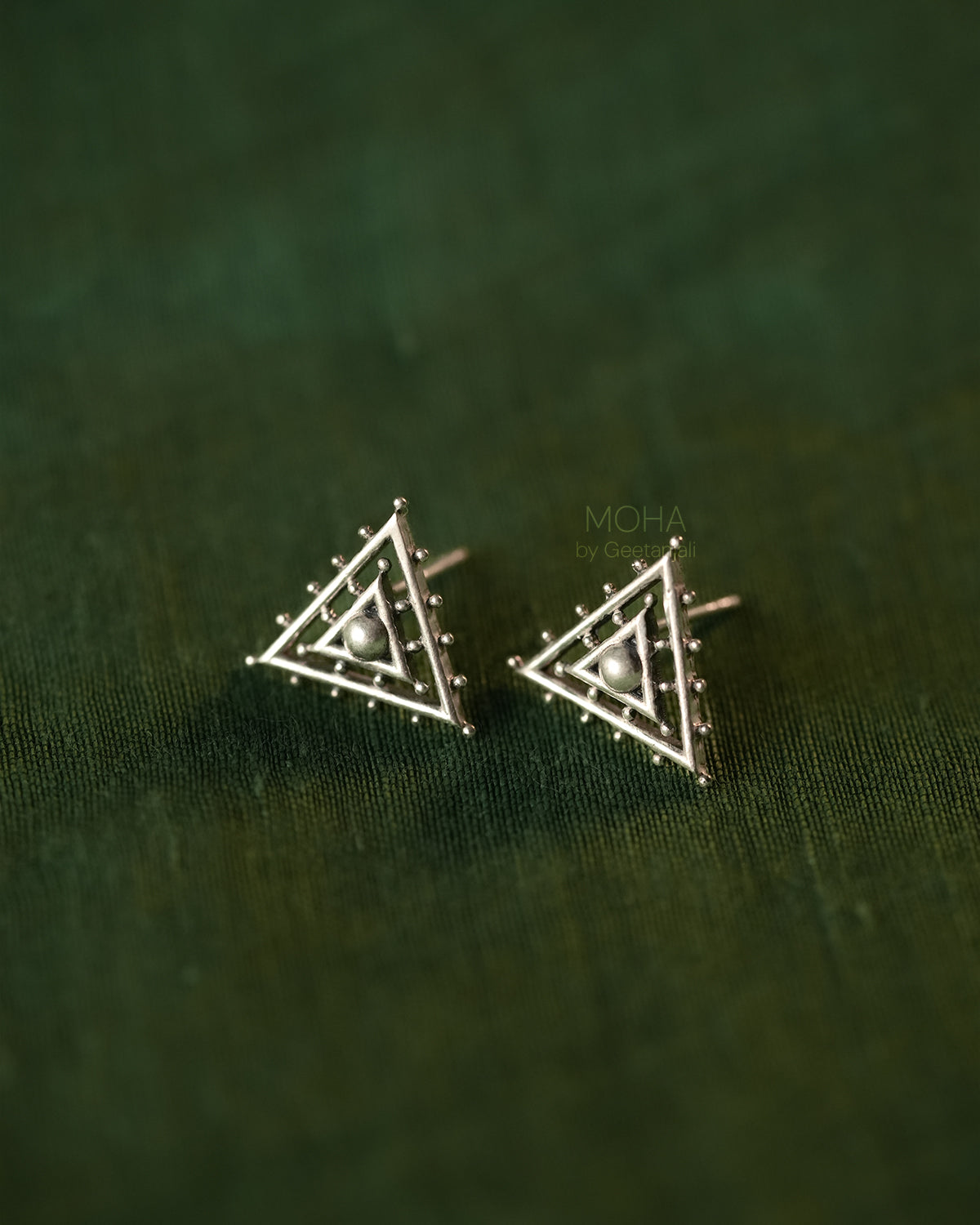 Trisha Silver Earrings by MOHA