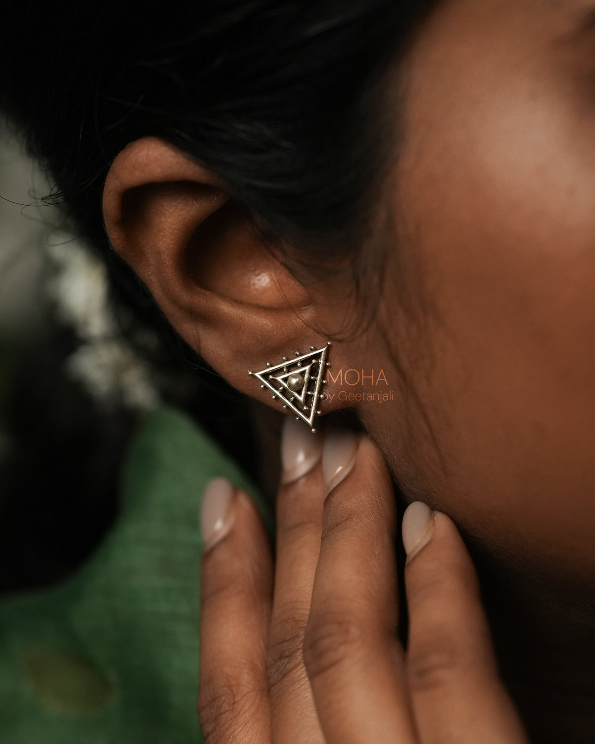 Trisha Silver Earrings by MOHA