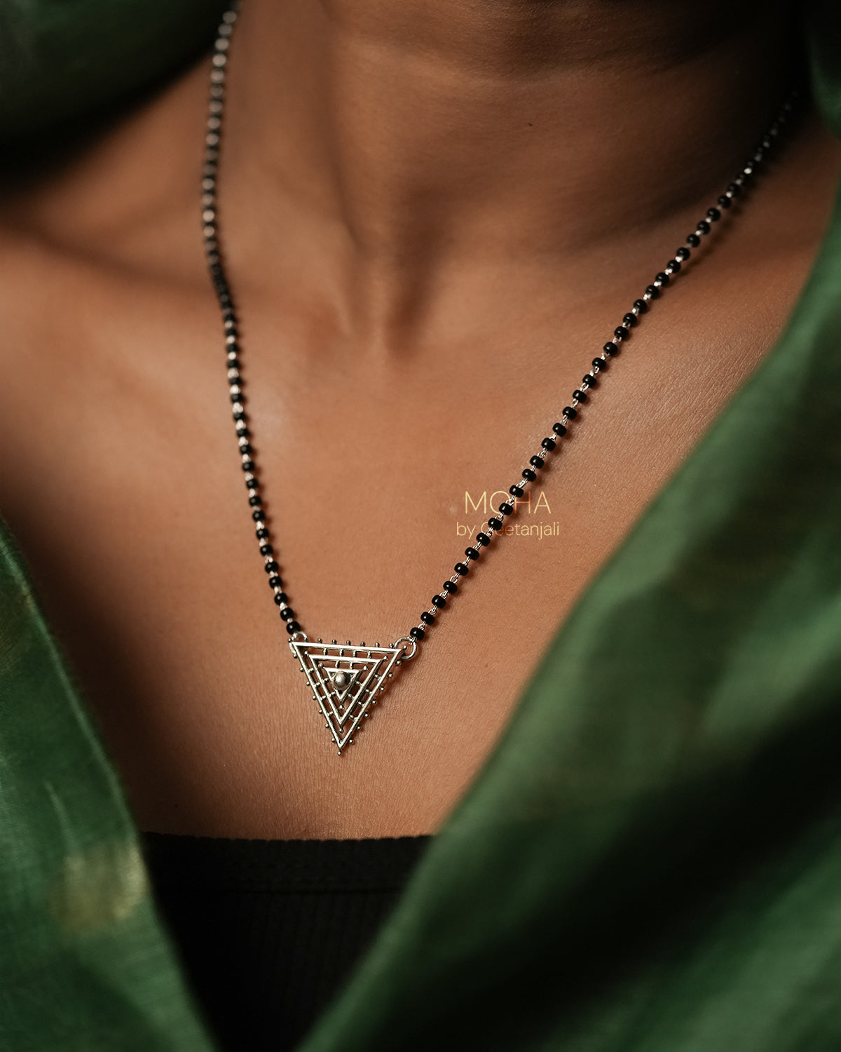 Trisha Silver Mangalsutra By MOHA